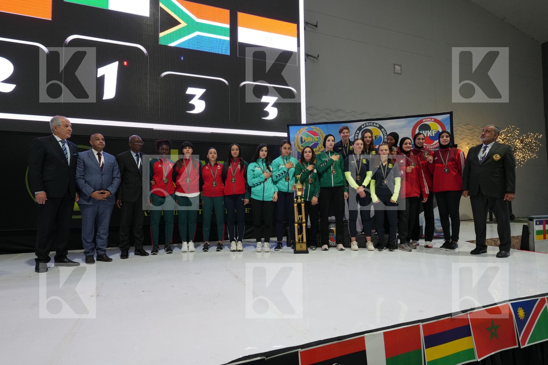 Podium UFAK Durban 2022