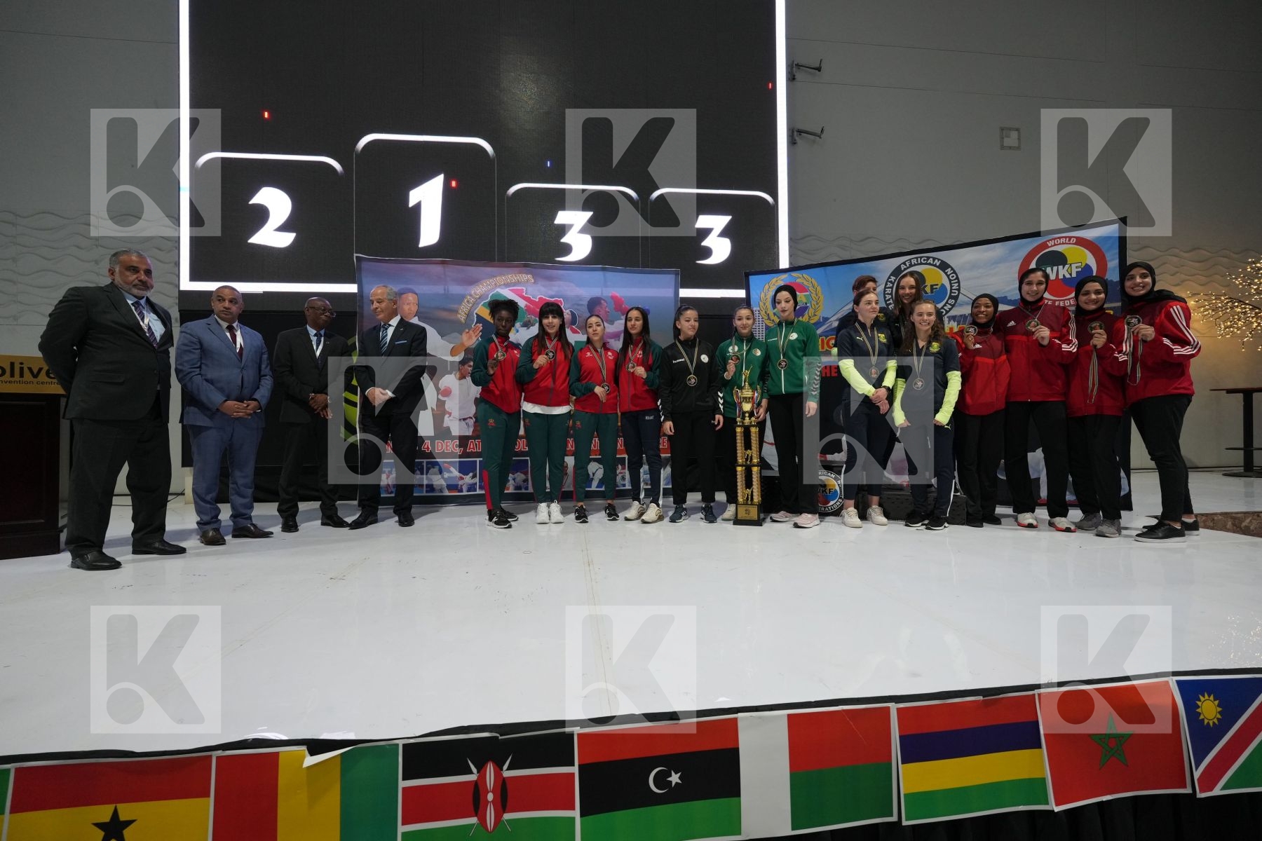Podium UFAK Durban 2022