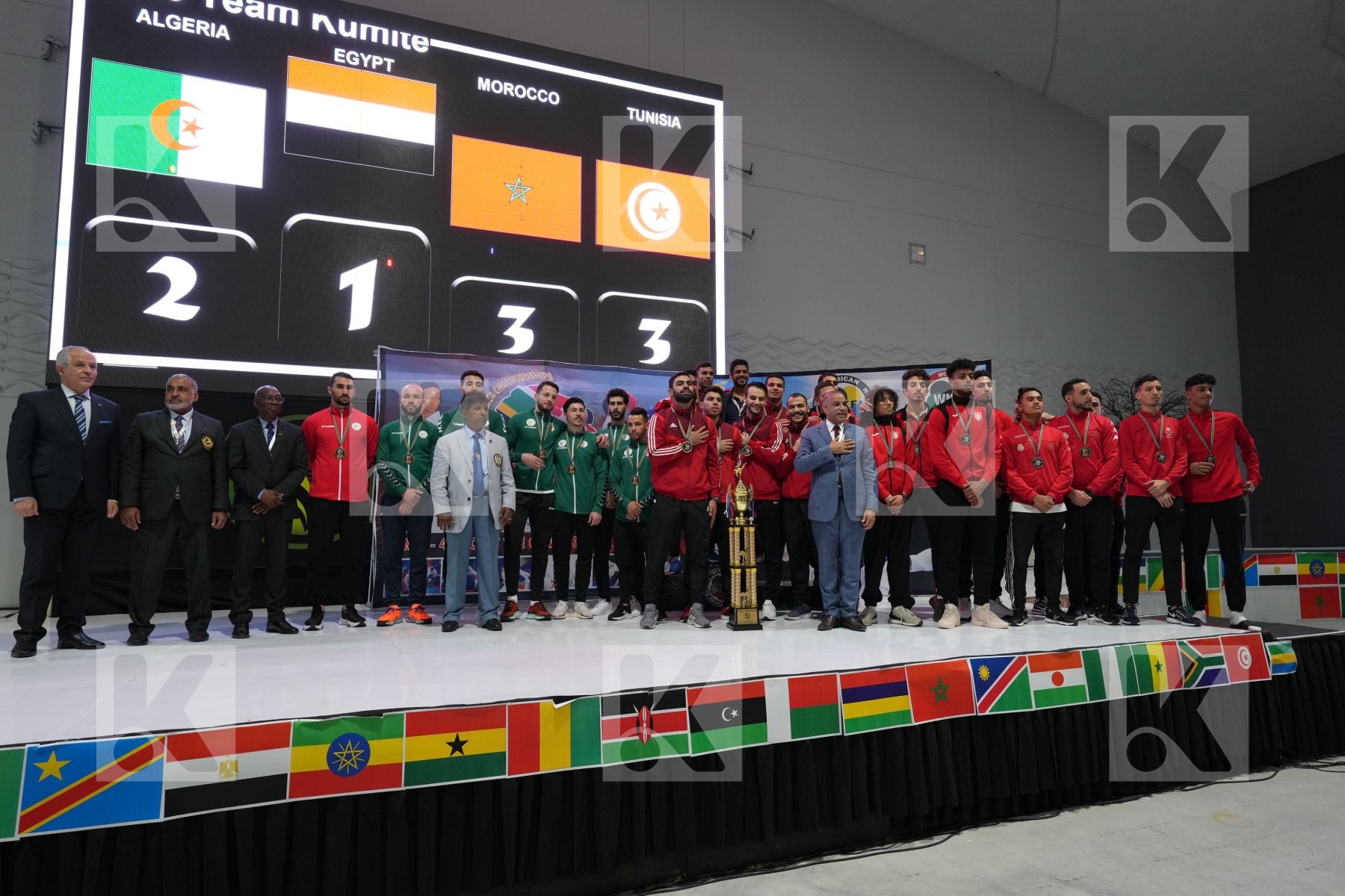 Podium UFAK Durban 2022