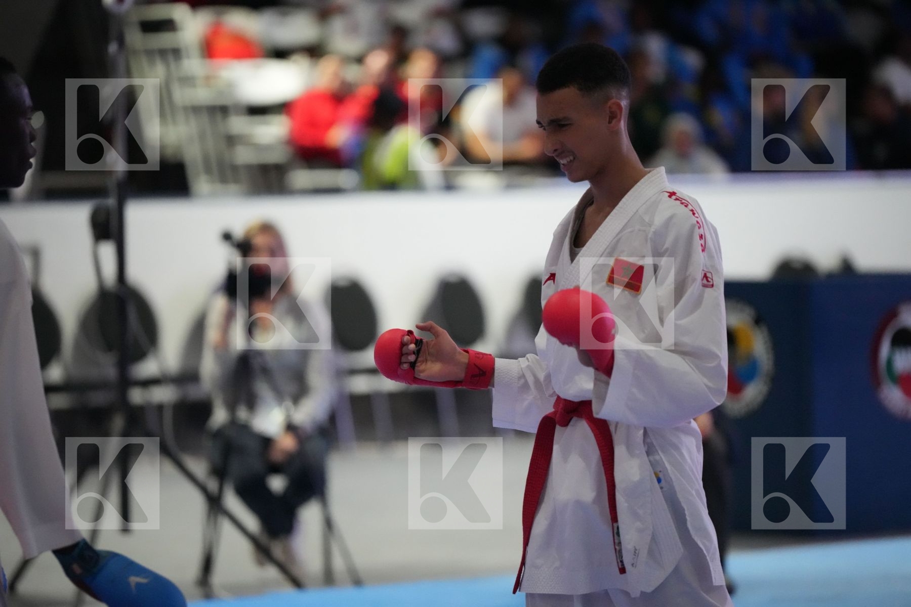 Kumite final bout featuring SAMIR SADINI & TALLA BEYE