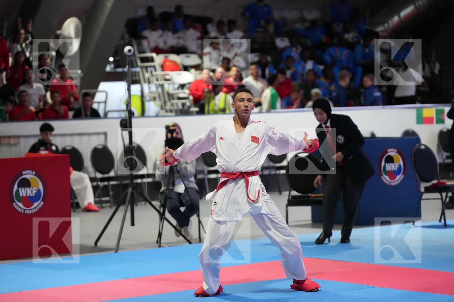 Kumite final bout featuring SAMIR SADINI & TALLA BEYE