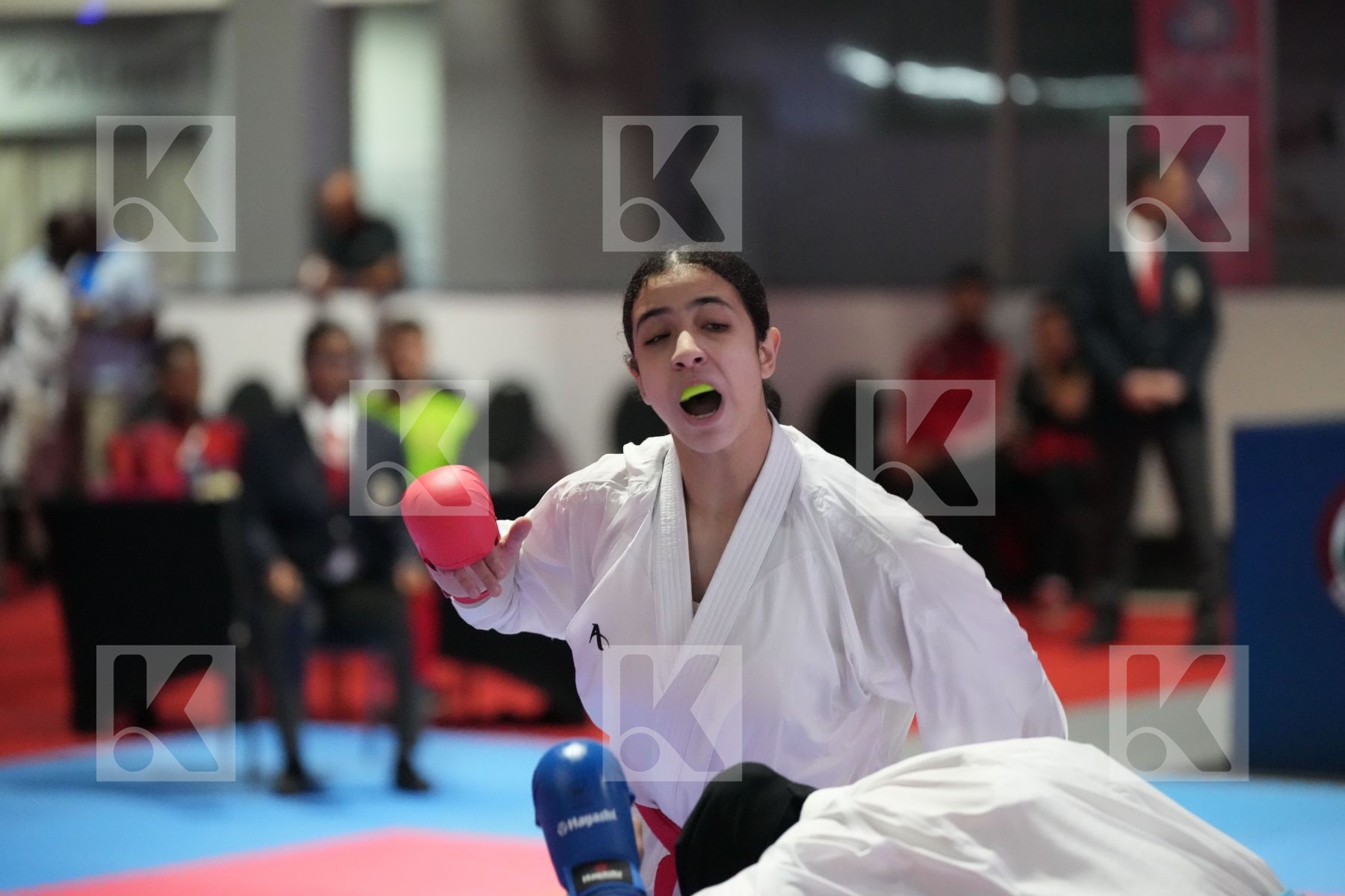 Kumite final bout featuring MALAK ELBARBARY & SALMA HAFED
