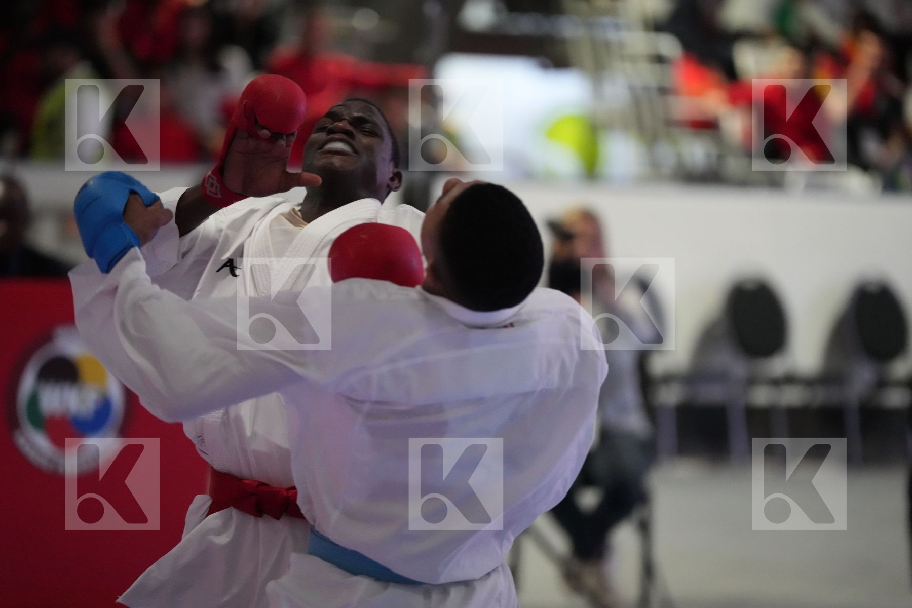 Kumite final bout featuring HAMMA IBRAHIM & KARIM AHMED