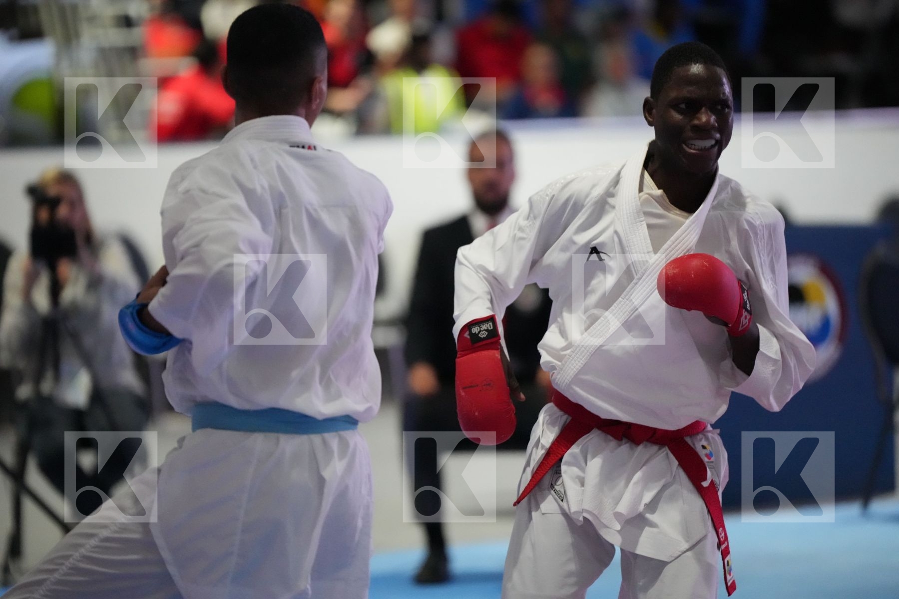 Kumite final bout featuring HAMMA IBRAHIM & KARIM AHMED