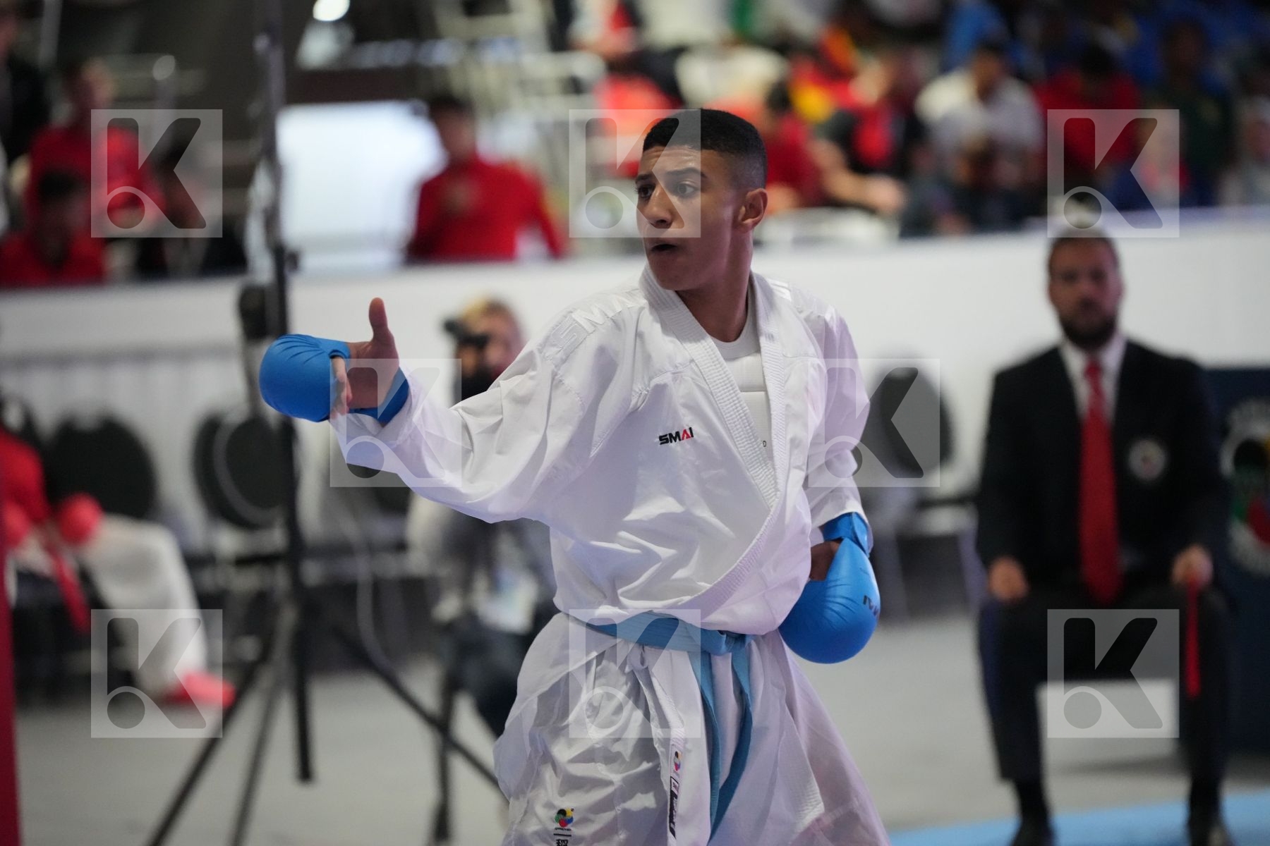 Kumite final bout featuring HAMMA IBRAHIM & KARIM AHMED