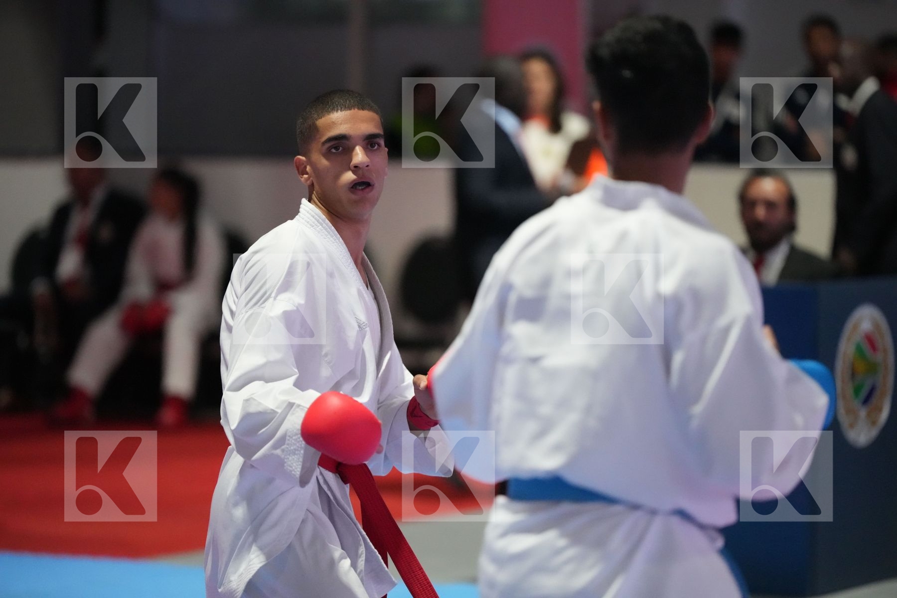 Kumite final bout featuring MOHANED  RAHMOUNI  & FATHULLAH ALFAREETEES
