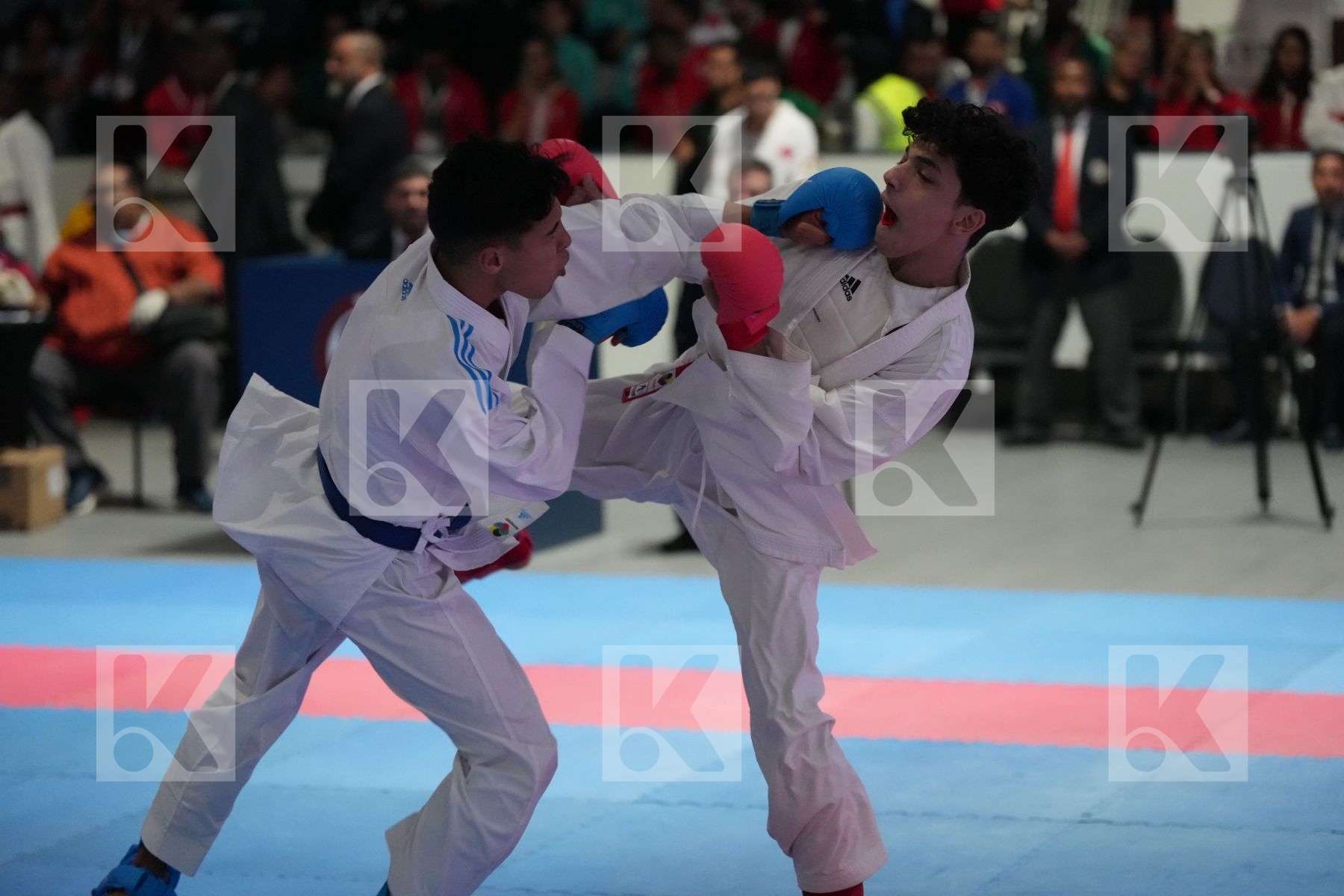 Kumite final bout featuring MOHAMED HANY NASSER & IHEB  FERCHICHI