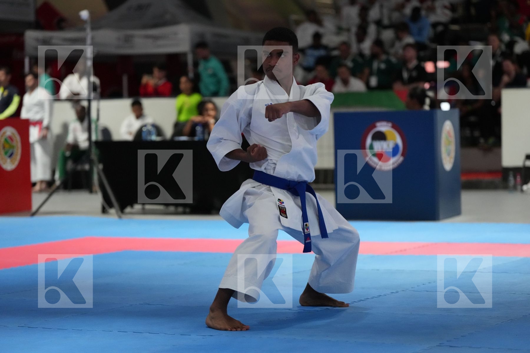 Kata bronze bout featuring ANDRIANAHO MANDA