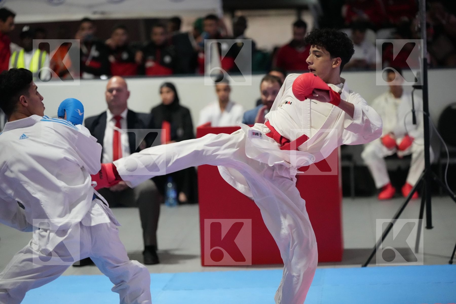 Kumite final bout featuring MOHAMED HANY NASSER & IHEB  FERCHICHI