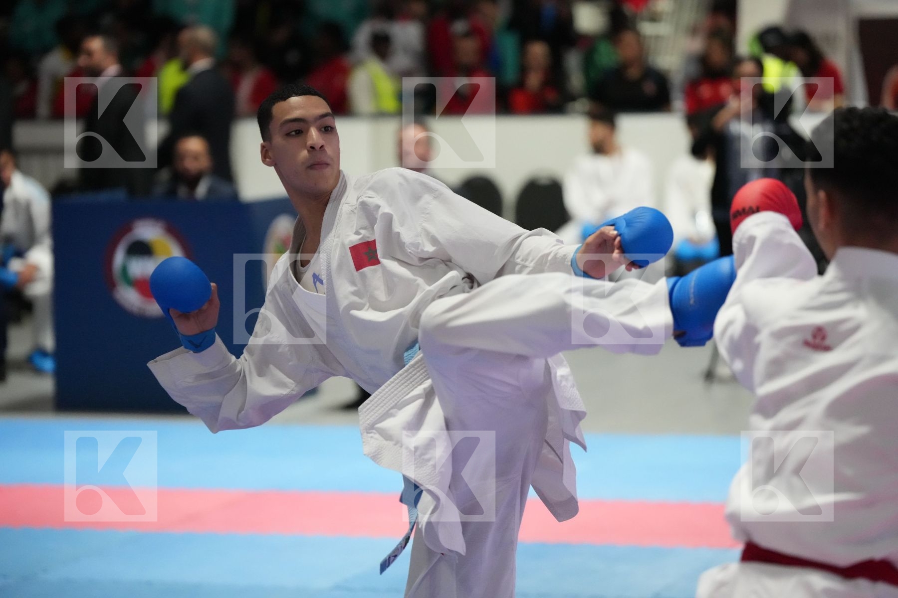 Kumite final bout featuring MOHAMED ANIS SAADI & ZAID SLASSI