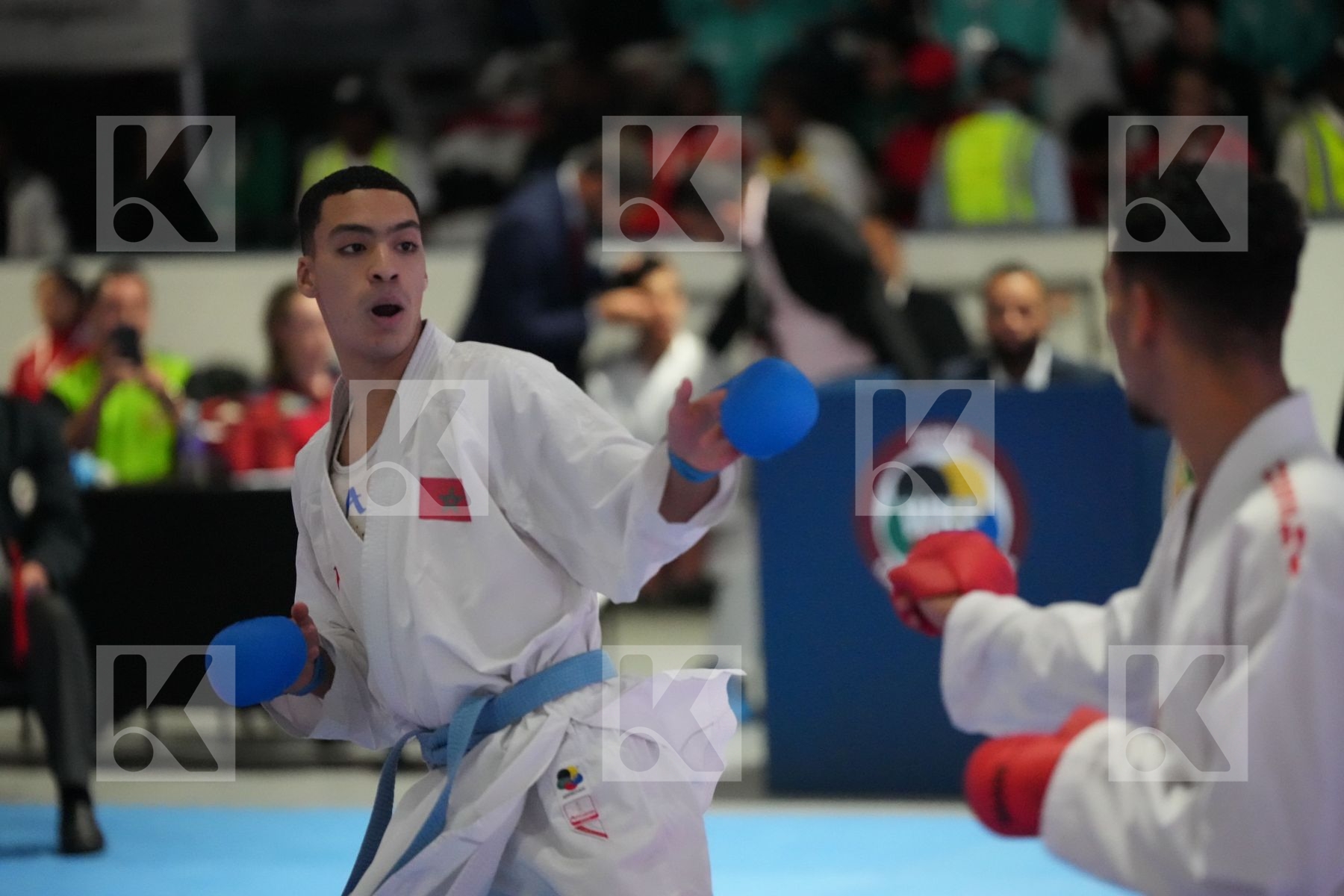 Kumite final bout featuring MOHAMED ANIS SAADI & ZAID SLASSI