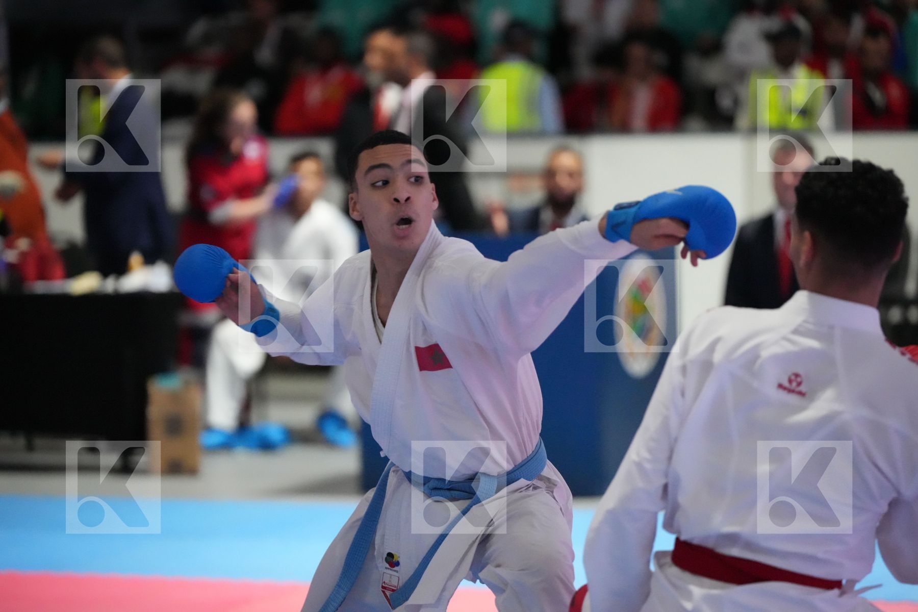 Kumite final bout featuring MOHAMED ANIS SAADI & ZAID SLASSI