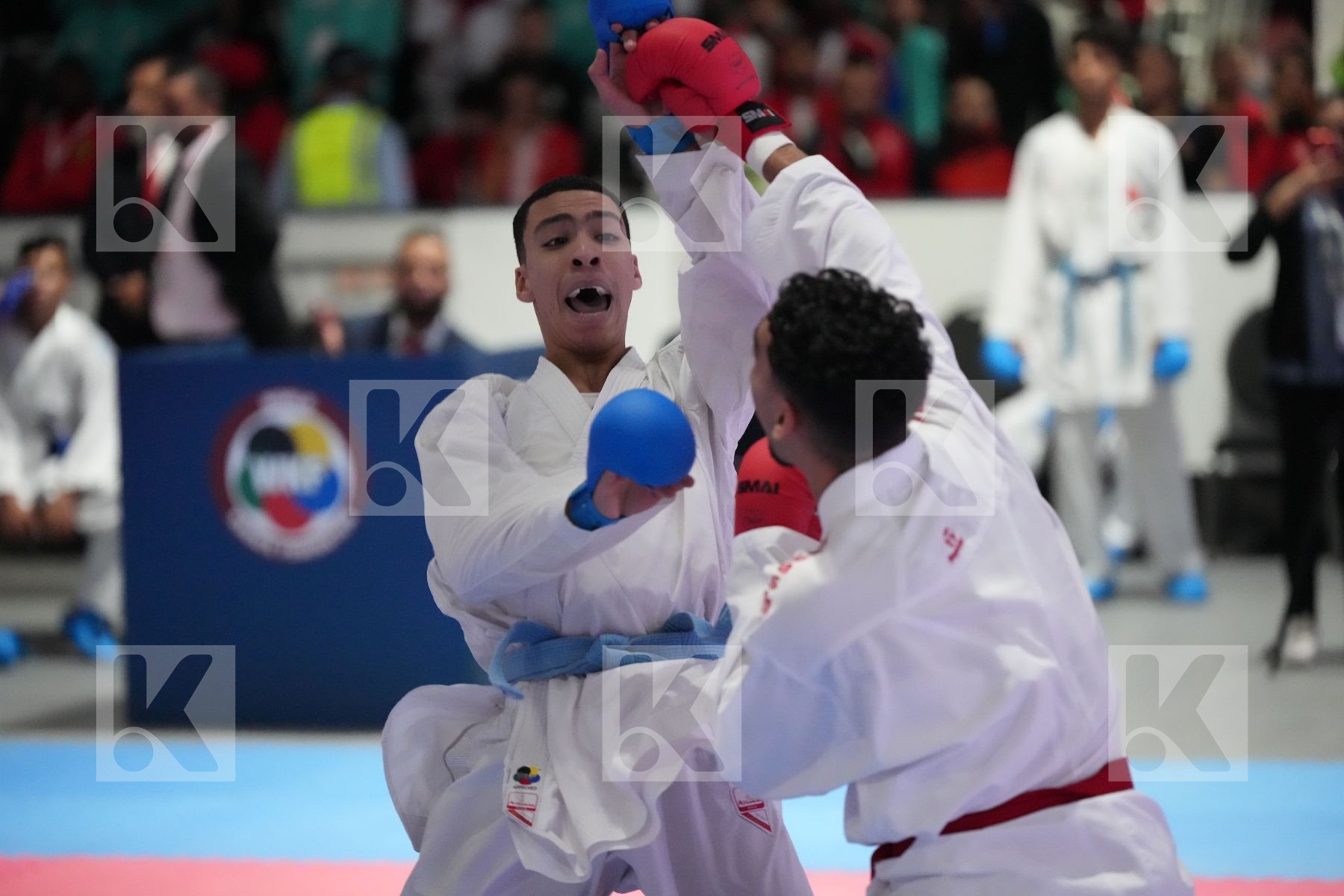 Kumite final bout featuring MOHAMED ANIS SAADI & ZAID SLASSI
