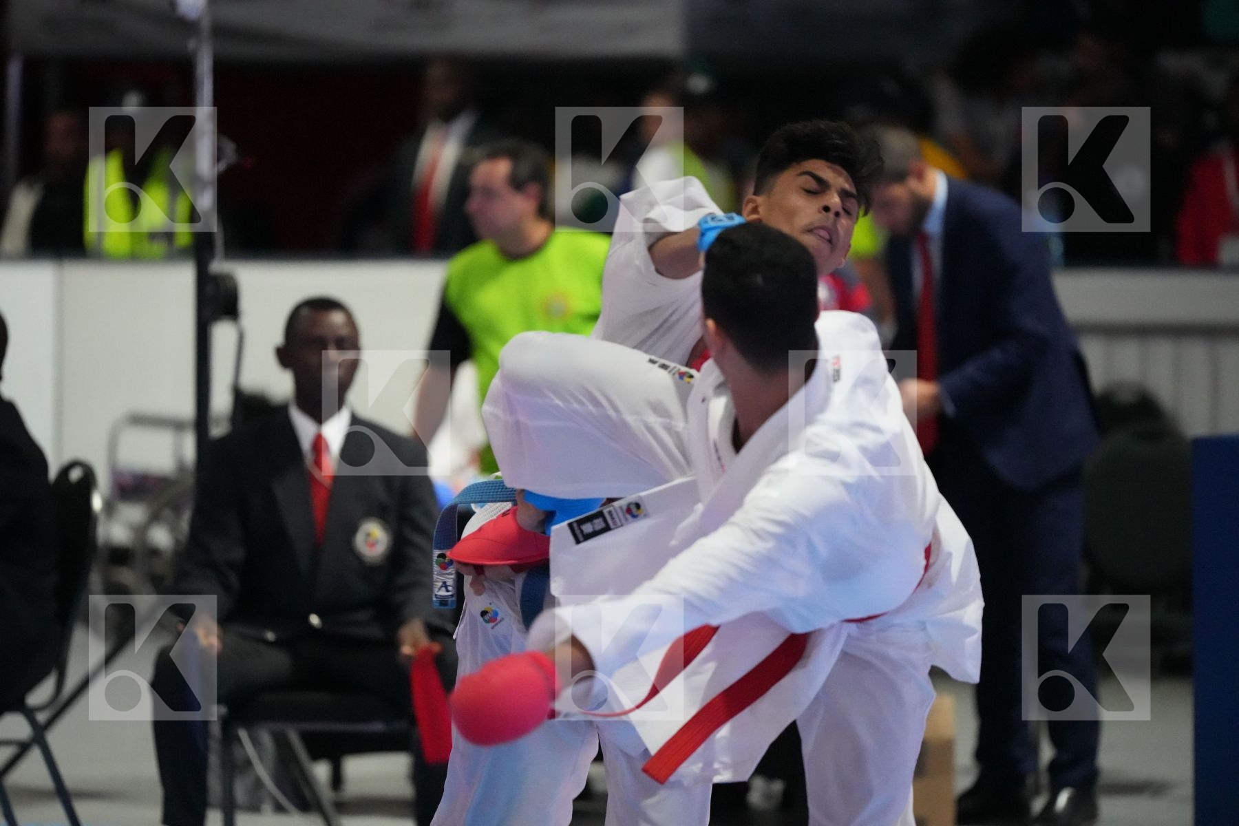 Kumite final bout featuring SANAMA BODO ROSE BRITANY & RAHMA TOLBA