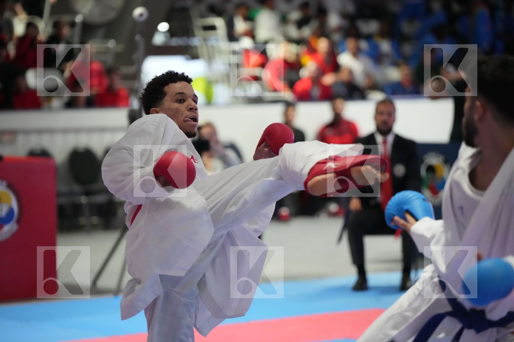 Kumite final bout featuring WADIE SASSIOUI & YOUSSEF FARAG