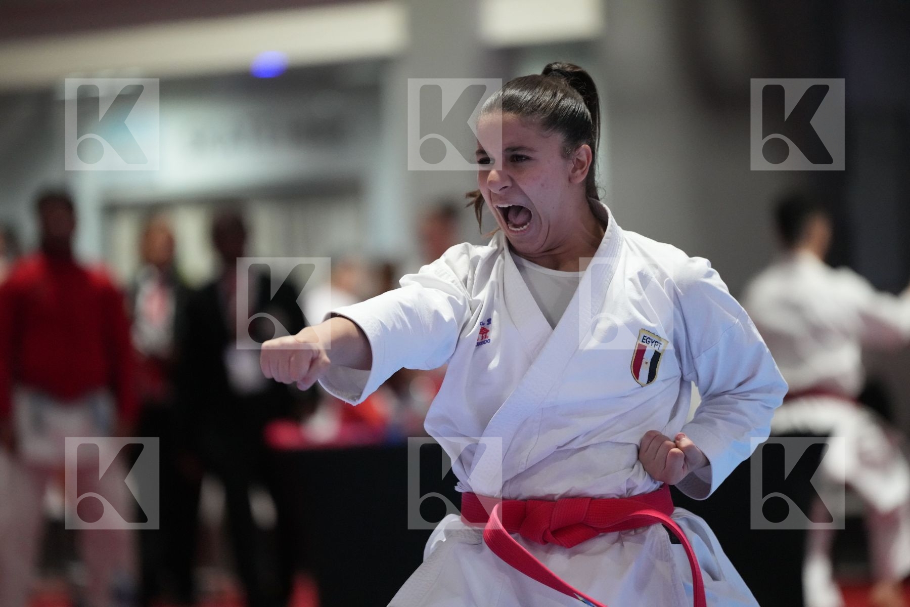 Kata bronze bout featuring MARIAM ELEZABY