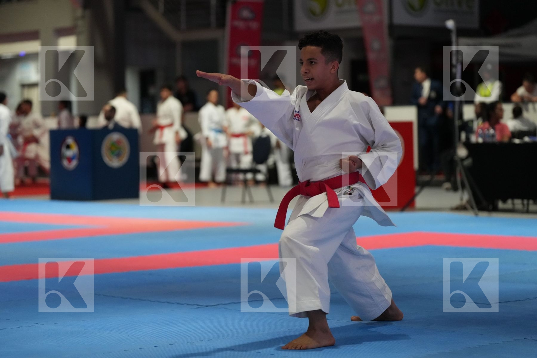 Kata bronze bout featuring RIDA ABOUSAID