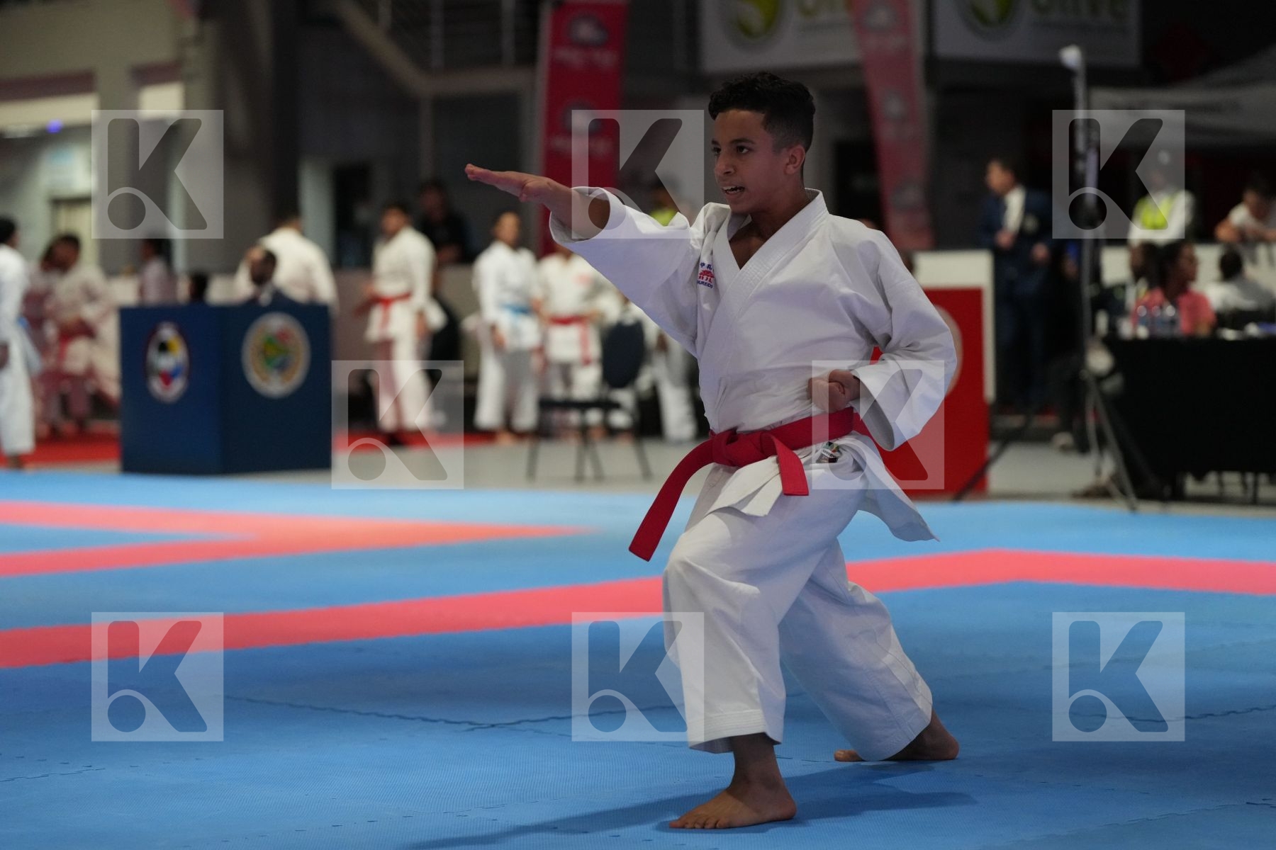 Kata bronze bout featuring RIDA ABOUSAID