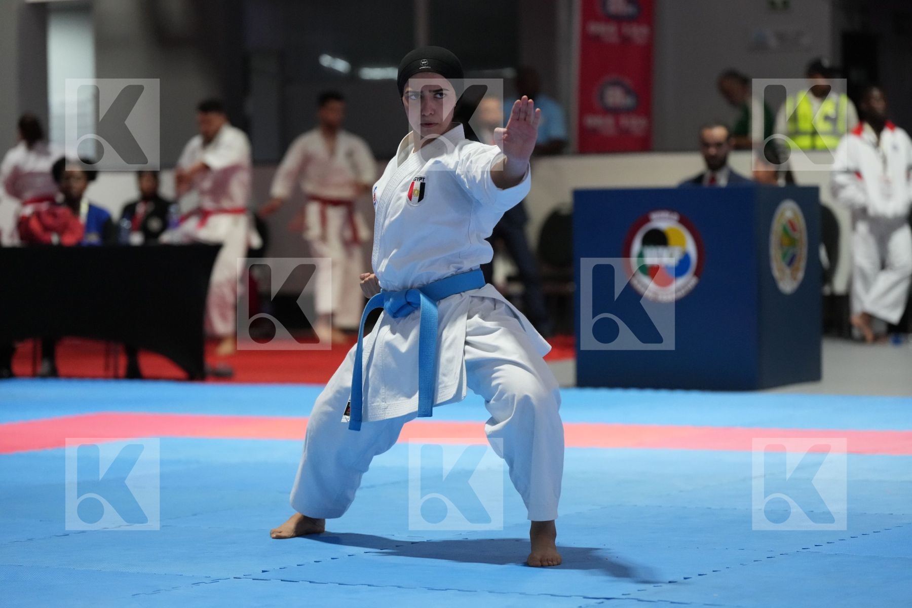 Kata bronze bout featuring JANA KHAMIS