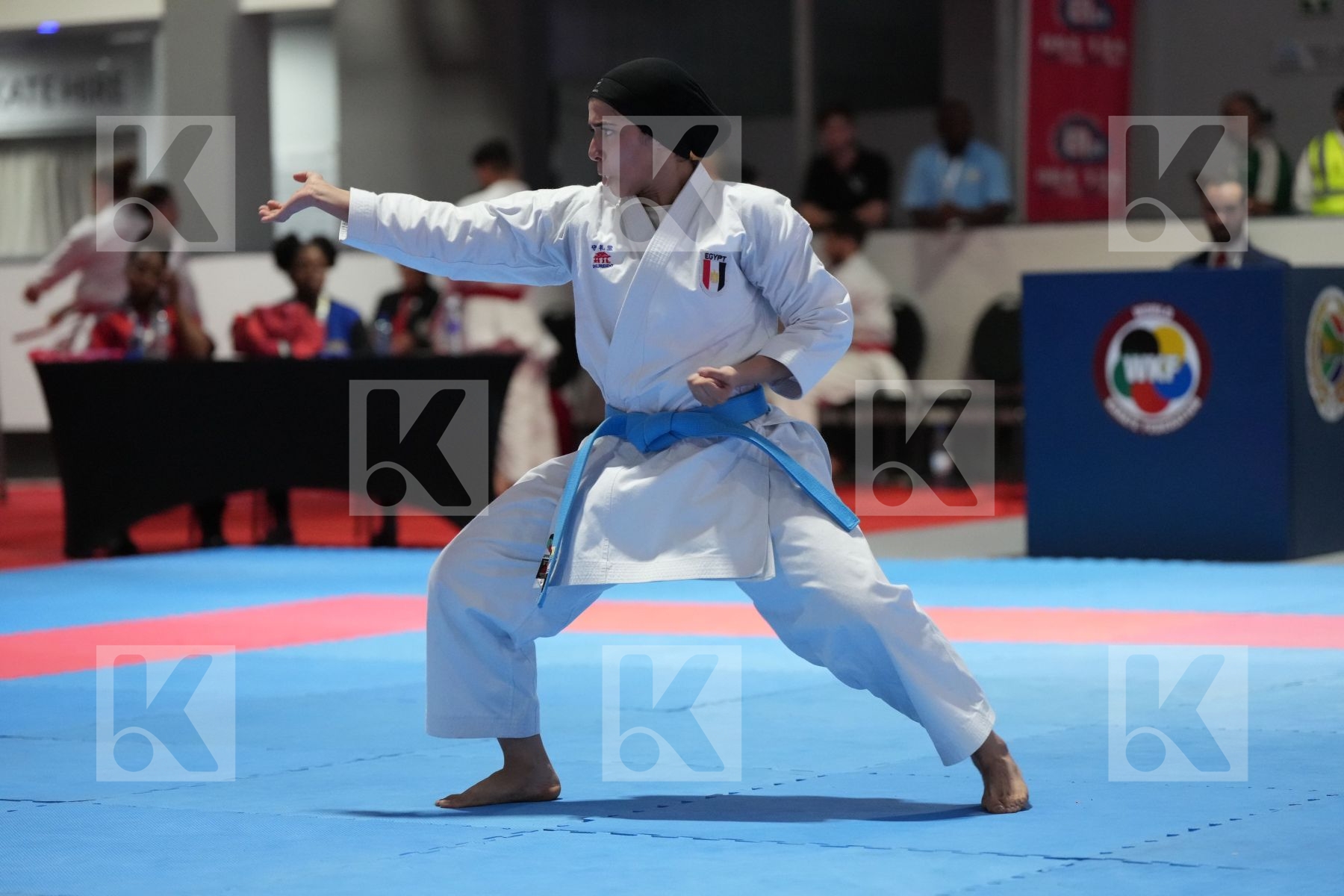 Kata bronze bout featuring JANA KHAMIS