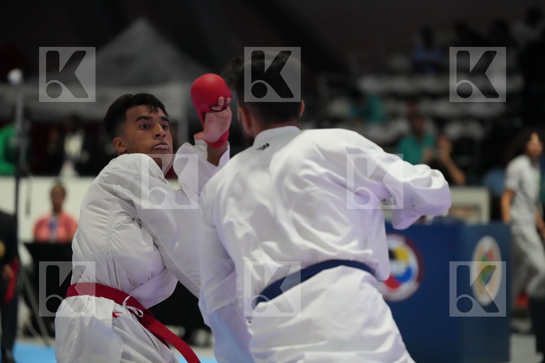 Kumite final bout featuring ANASS ALAMI & AHMED AIMAN LOTFY