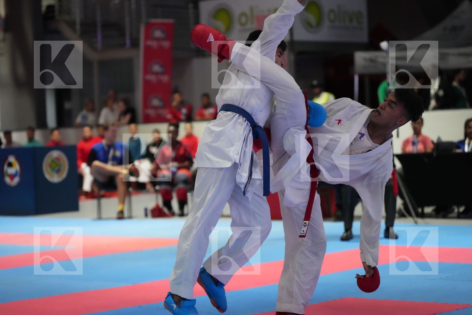 Kumite final bout featuring ANASS ALAMI & AHMED AIMAN LOTFY