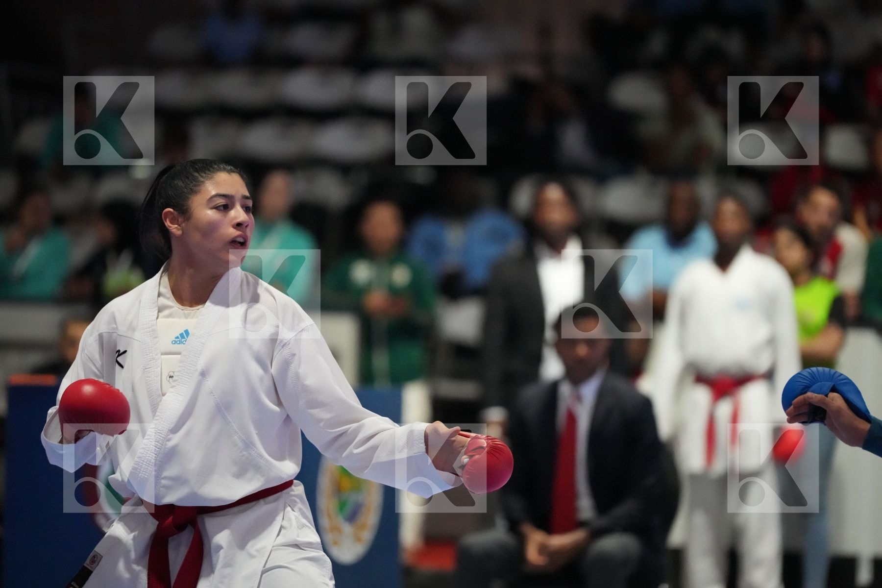 Kumite final bout featuring WAFA MAHJOUB & CHAIMA MIDI