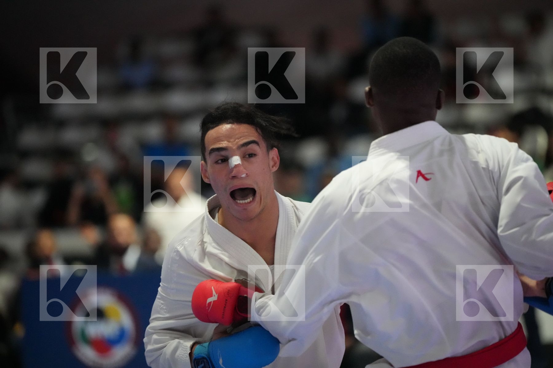 Kumite final bout featuring GOFAONE MOSUPIEMANG & SAID OUBAYA