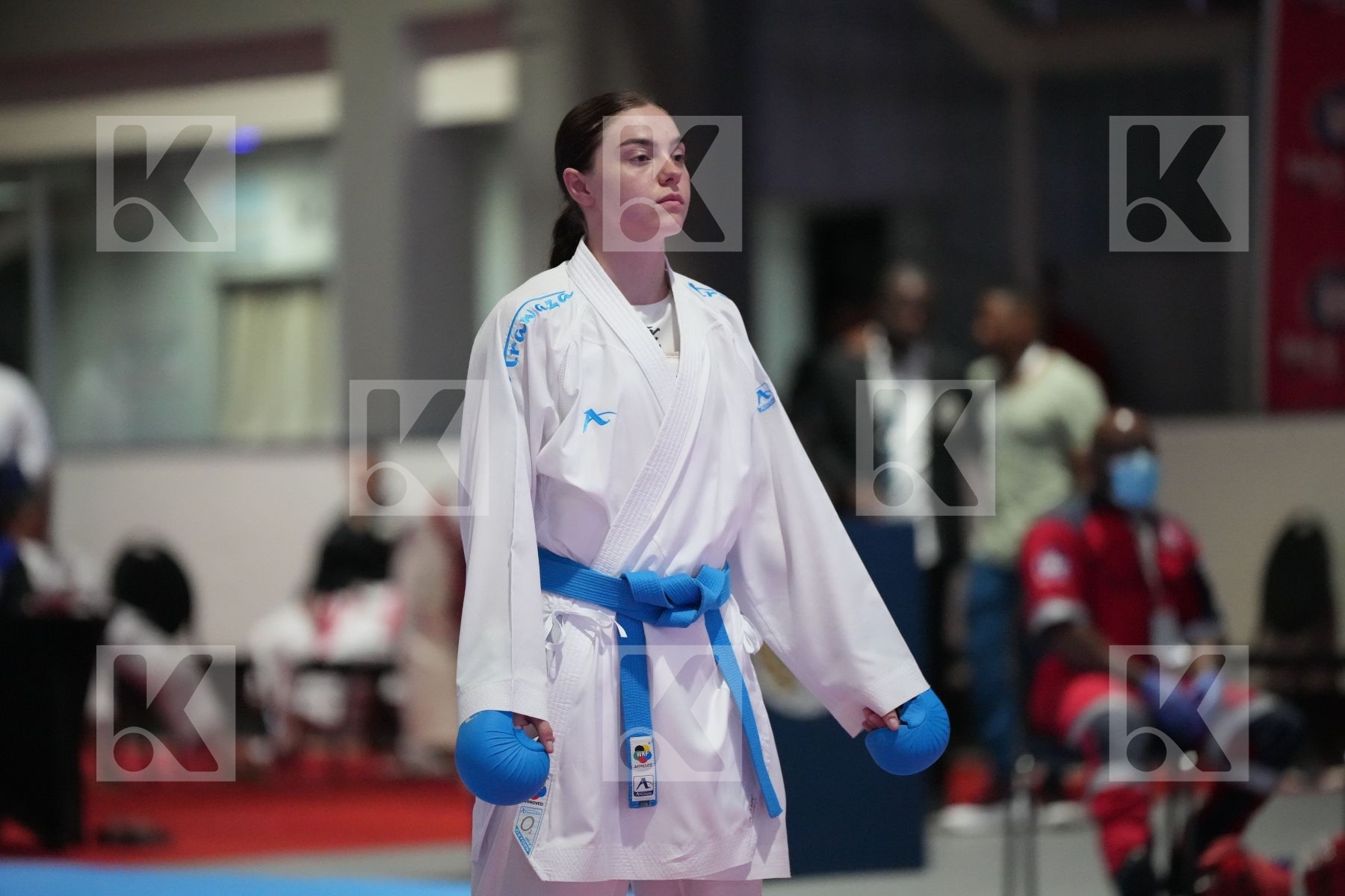 Kumite final bout featuring FERYAL ABDELAZIZ & DANIELLE VAN WYK