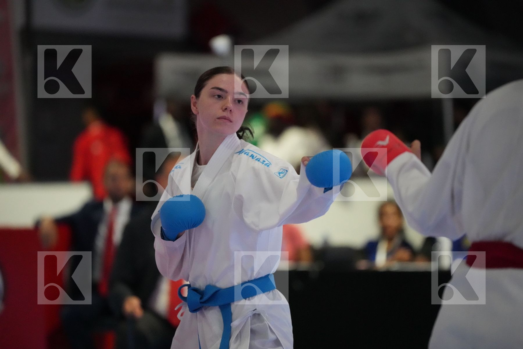 Kumite final bout featuring FERYAL ABDELAZIZ & DANIELLE VAN WYK