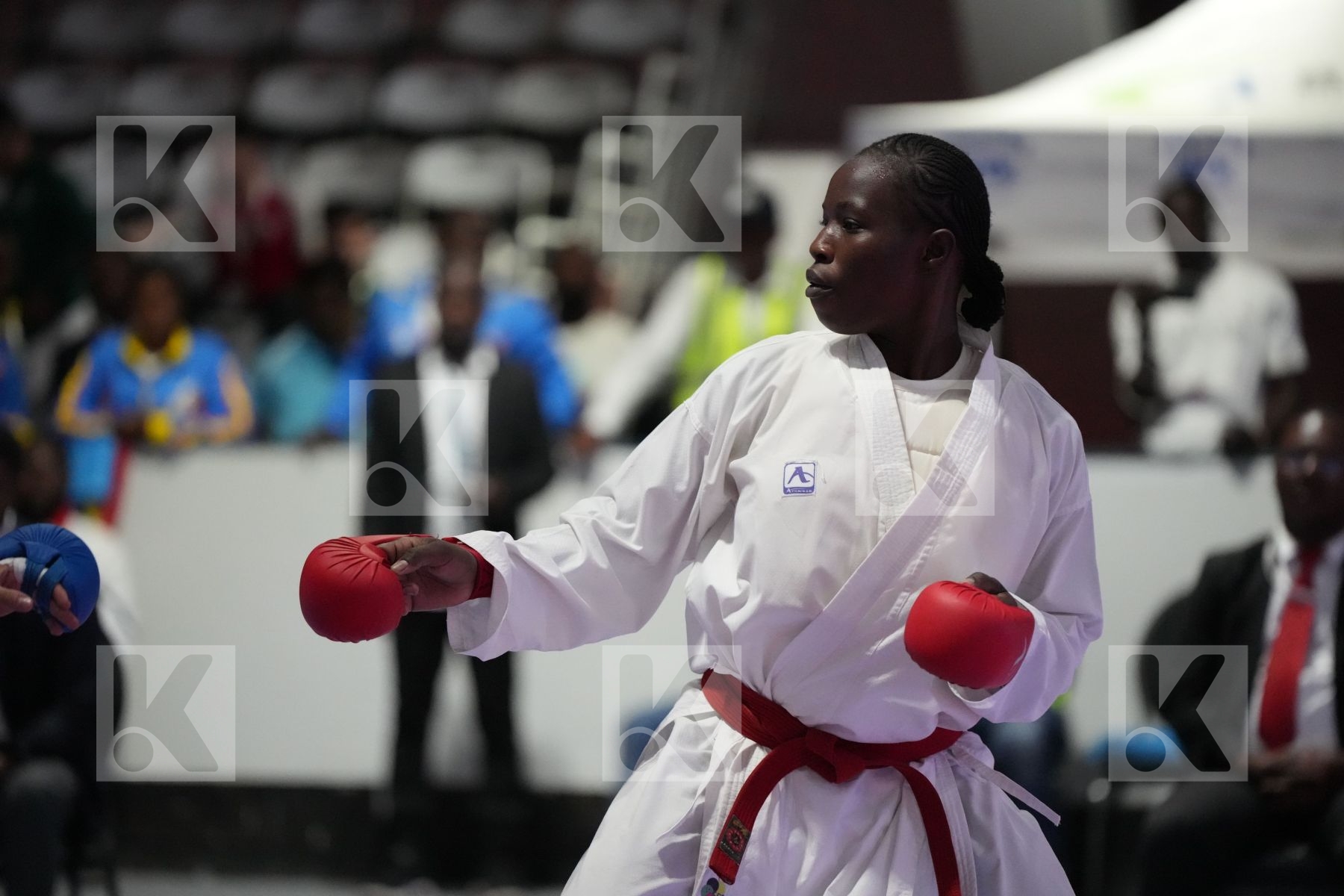 Kumite final bout featuring NDEYE CODOU CISSE & MENNA SHAABAN OKILA