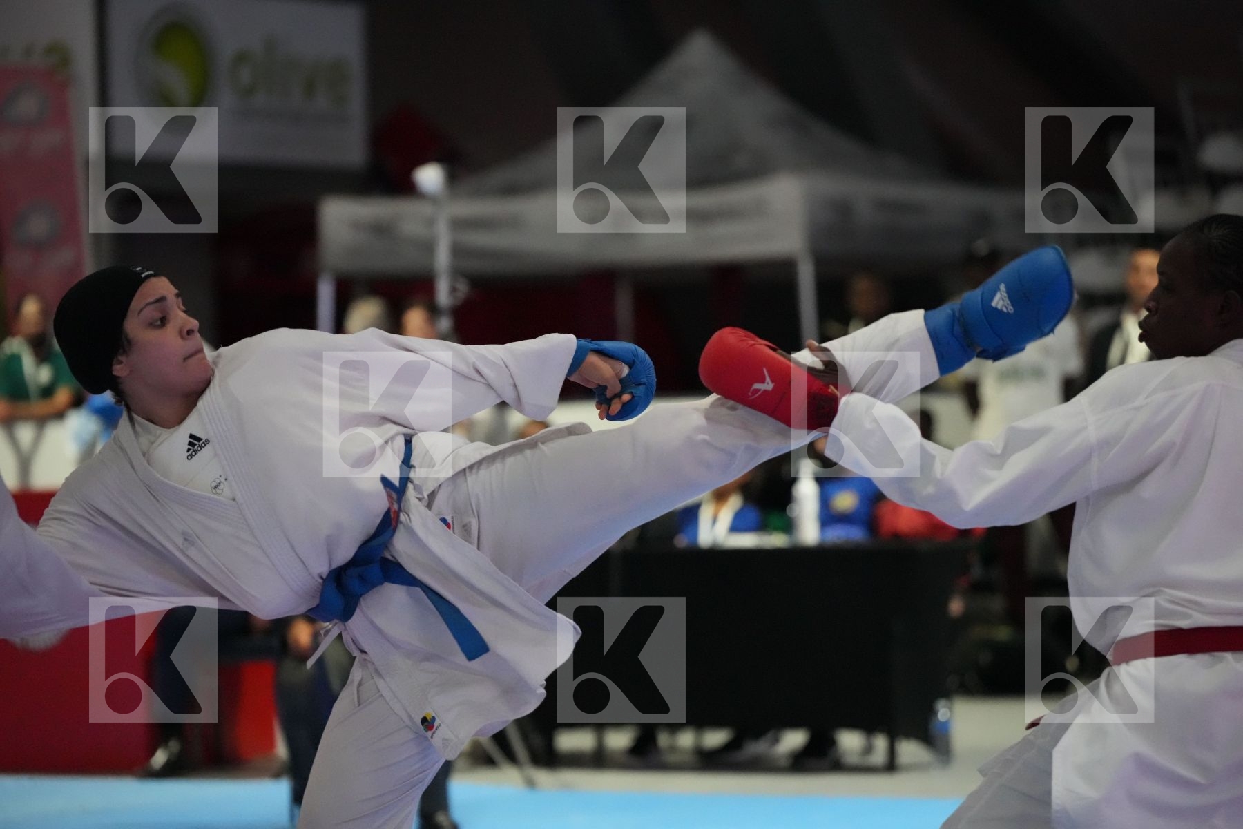 Kumite final bout featuring NDEYE CODOU CISSE & MENNA SHAABAN OKILA
