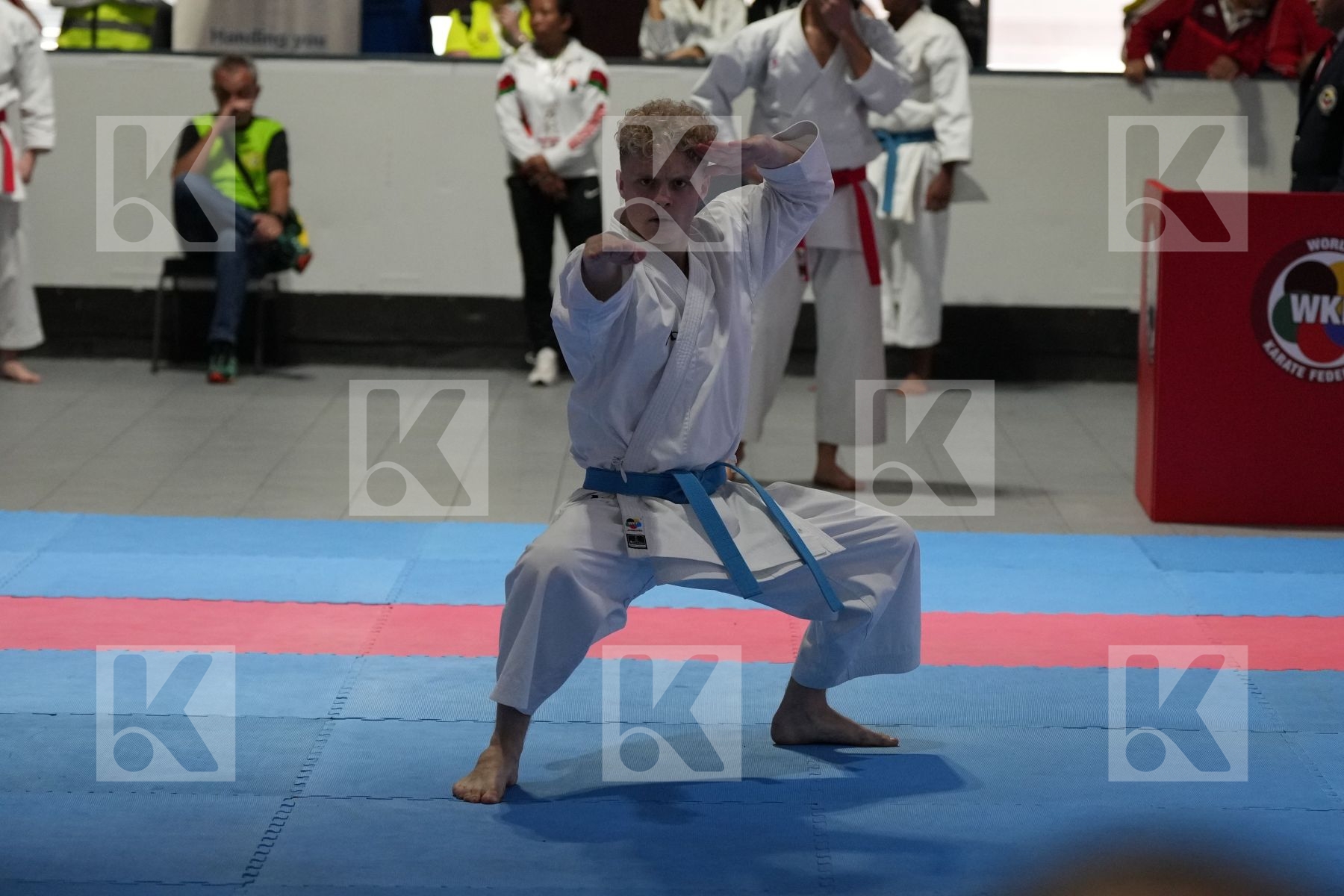 Kata bronze bout featuring JUSTIN SCHOLTZ