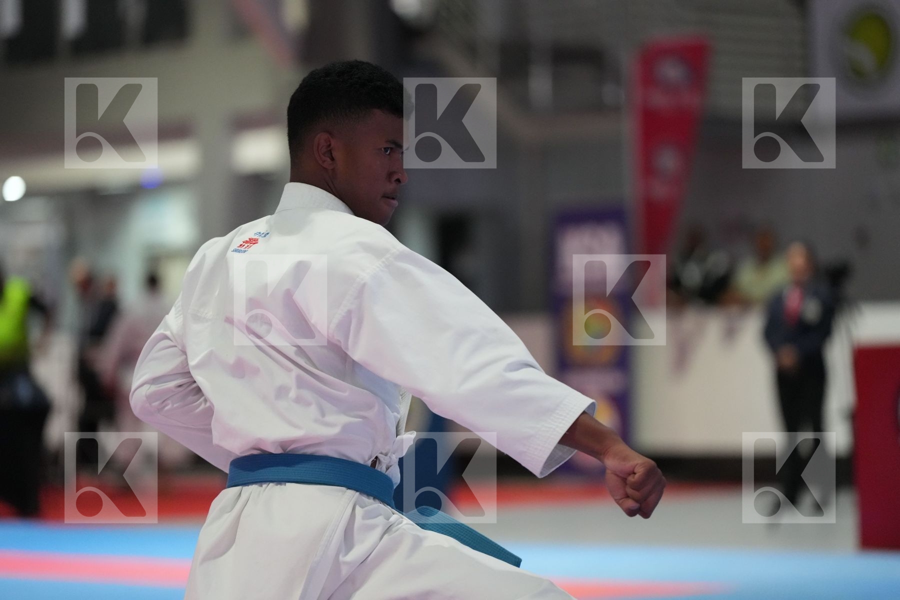 Kata bronze bout featuring RABEMANANTSOA FABIO LEE