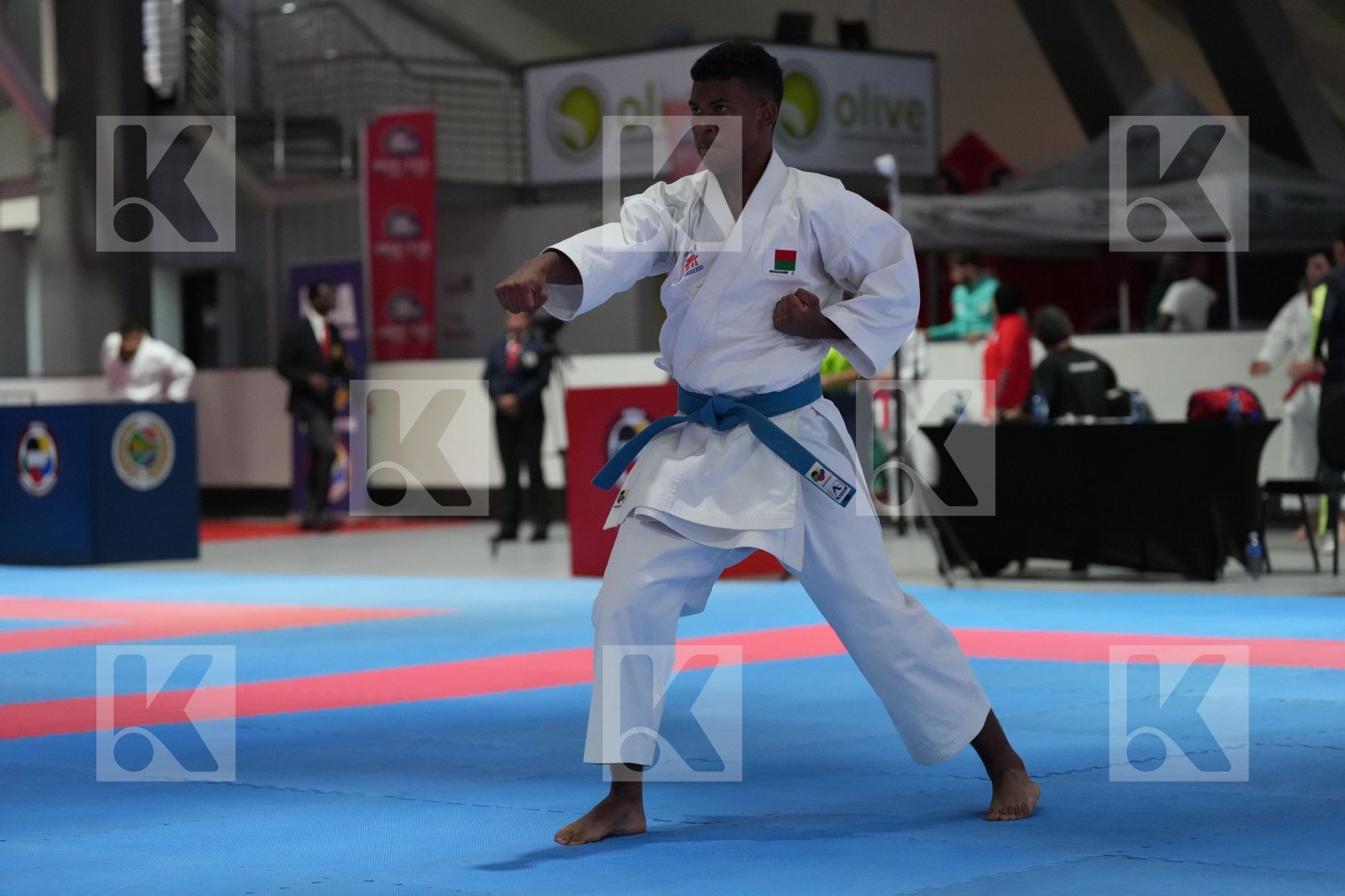 Kata bronze bout featuring RABEMANANTSOA FABIO LEE