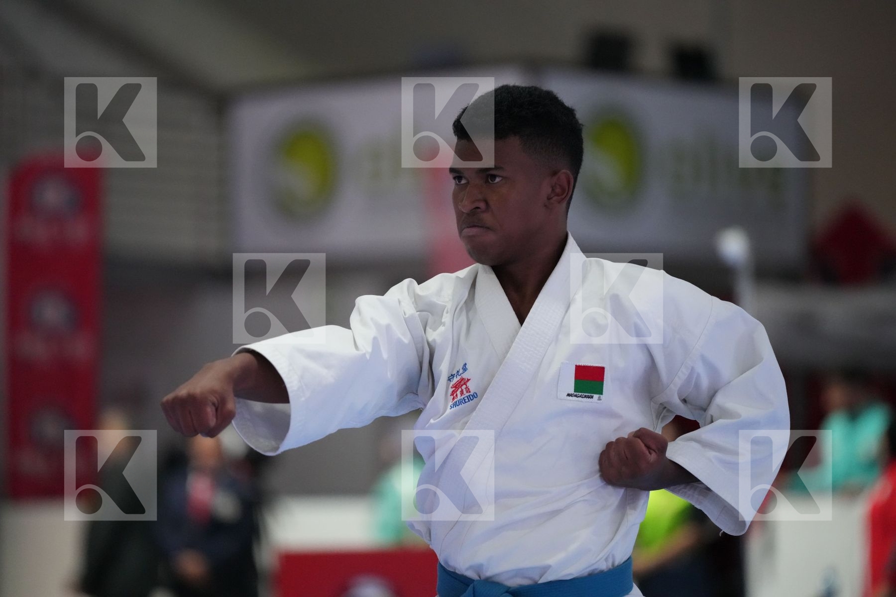 Kata bronze bout featuring RABEMANANTSOA FABIO LEE