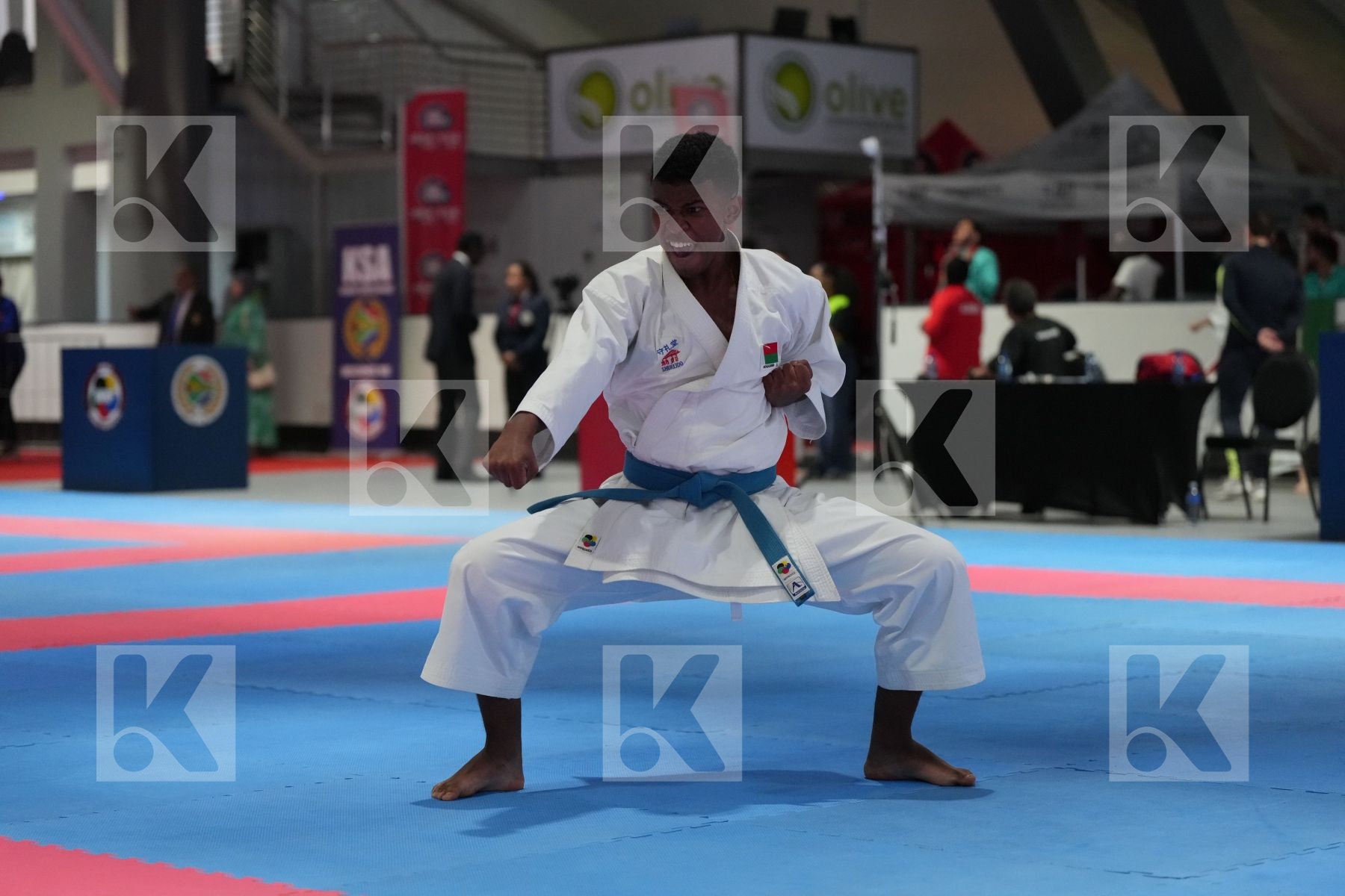 Kata bronze bout featuring RABEMANANTSOA FABIO LEE