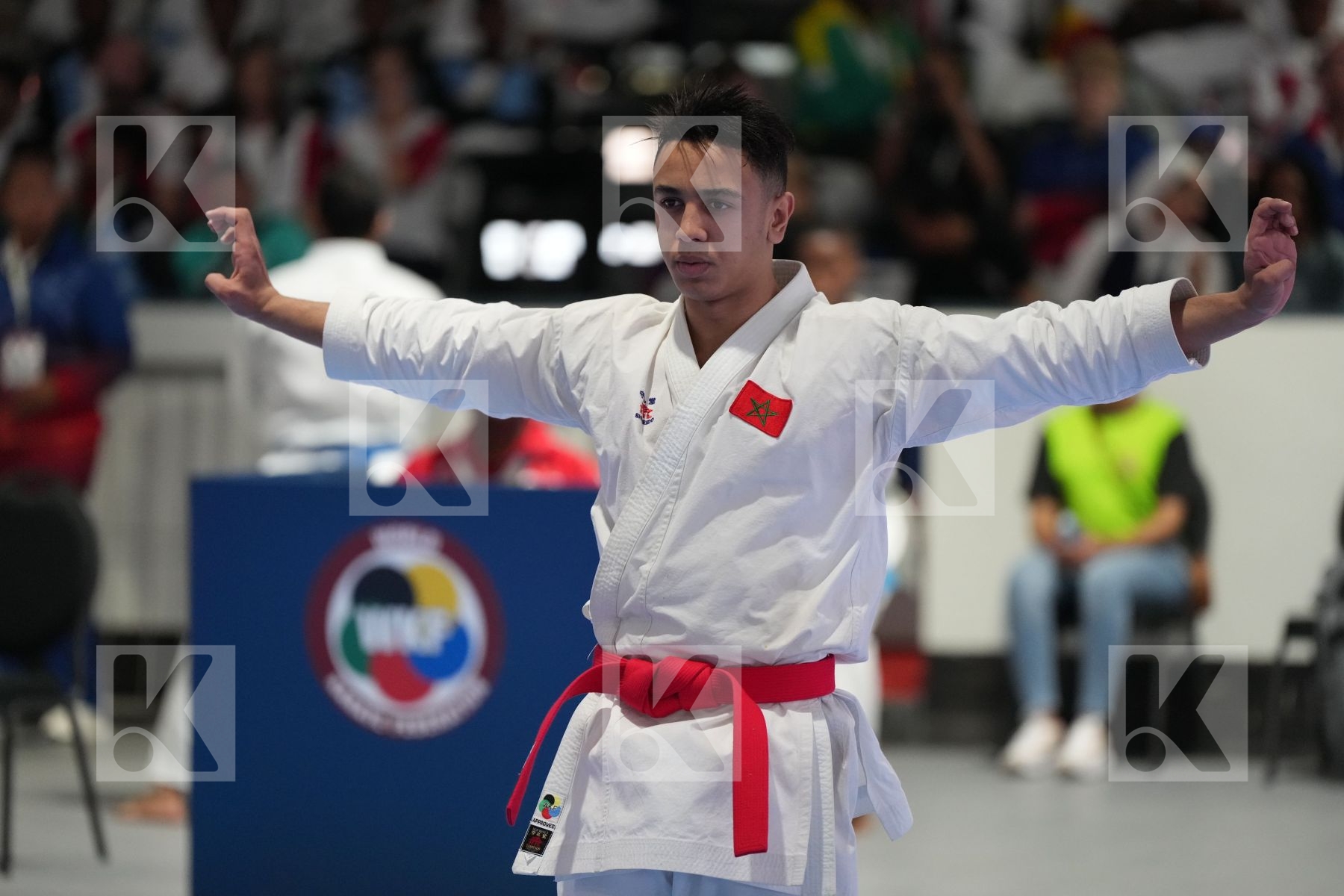 Kata bronze bout featuring MOHAMED  MAANAOUI