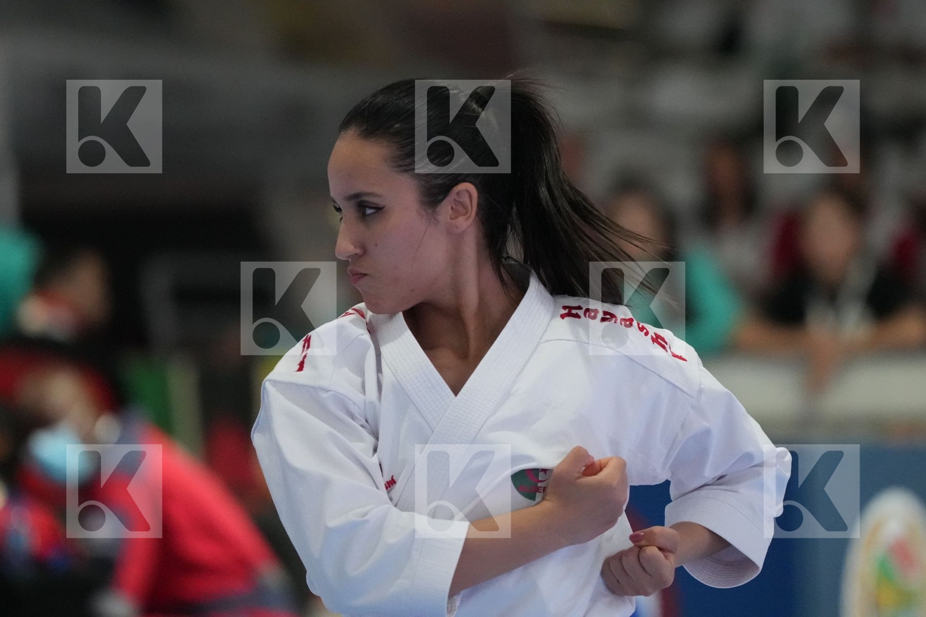 Kata bronze bout featuring NARIMENE DAHLEB