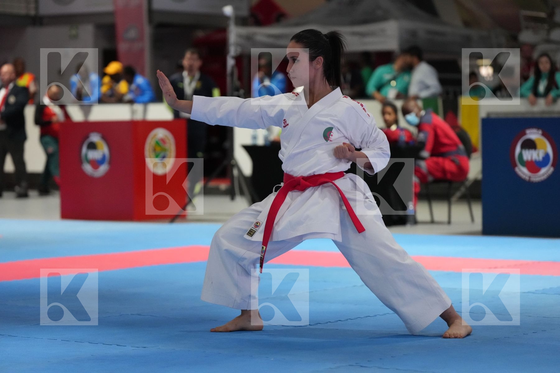 Kata bronze bout featuring NARIMENE DAHLEB