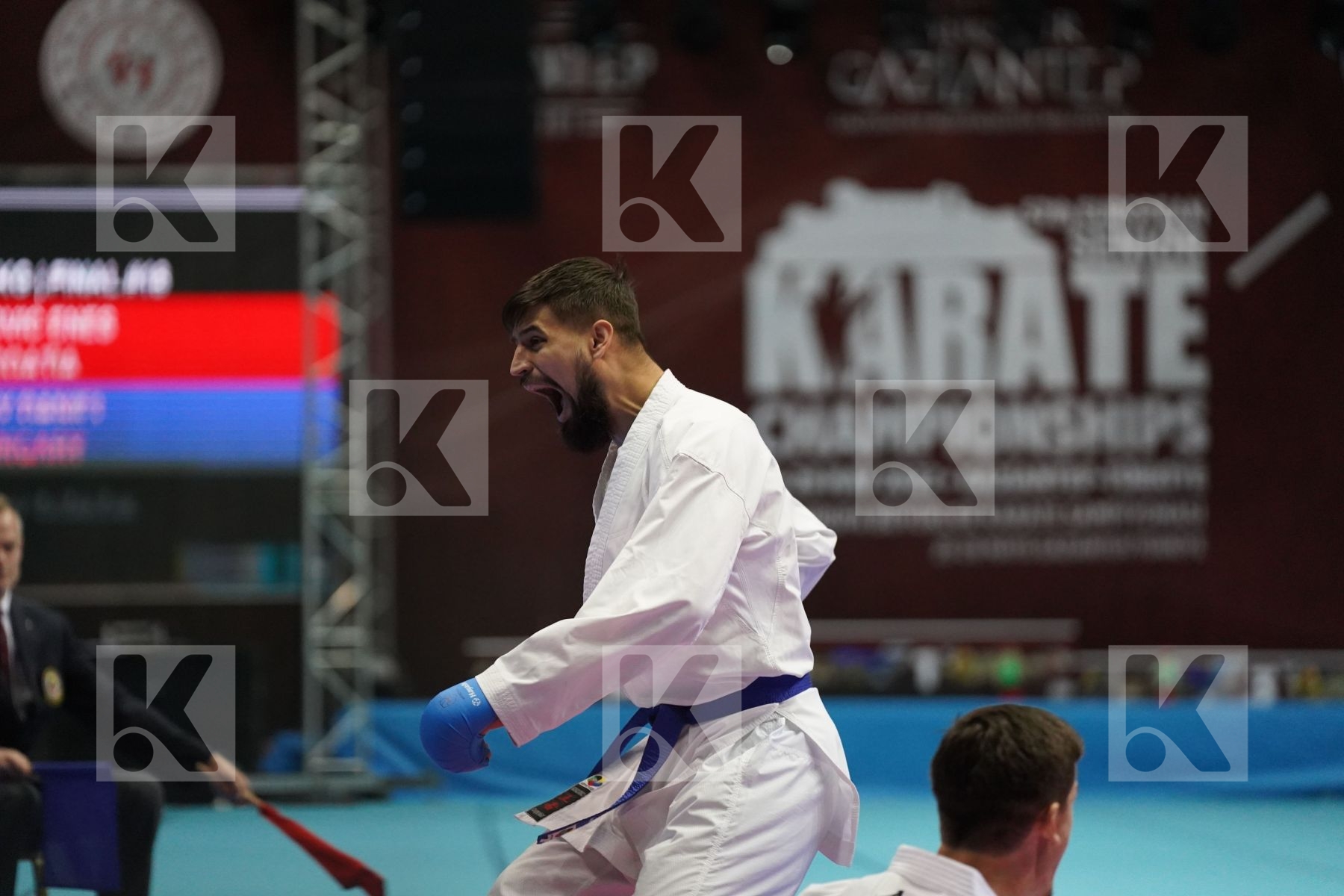 Kumite final bout featuring GARIBOVIC ENES & GYORGY DANIEL