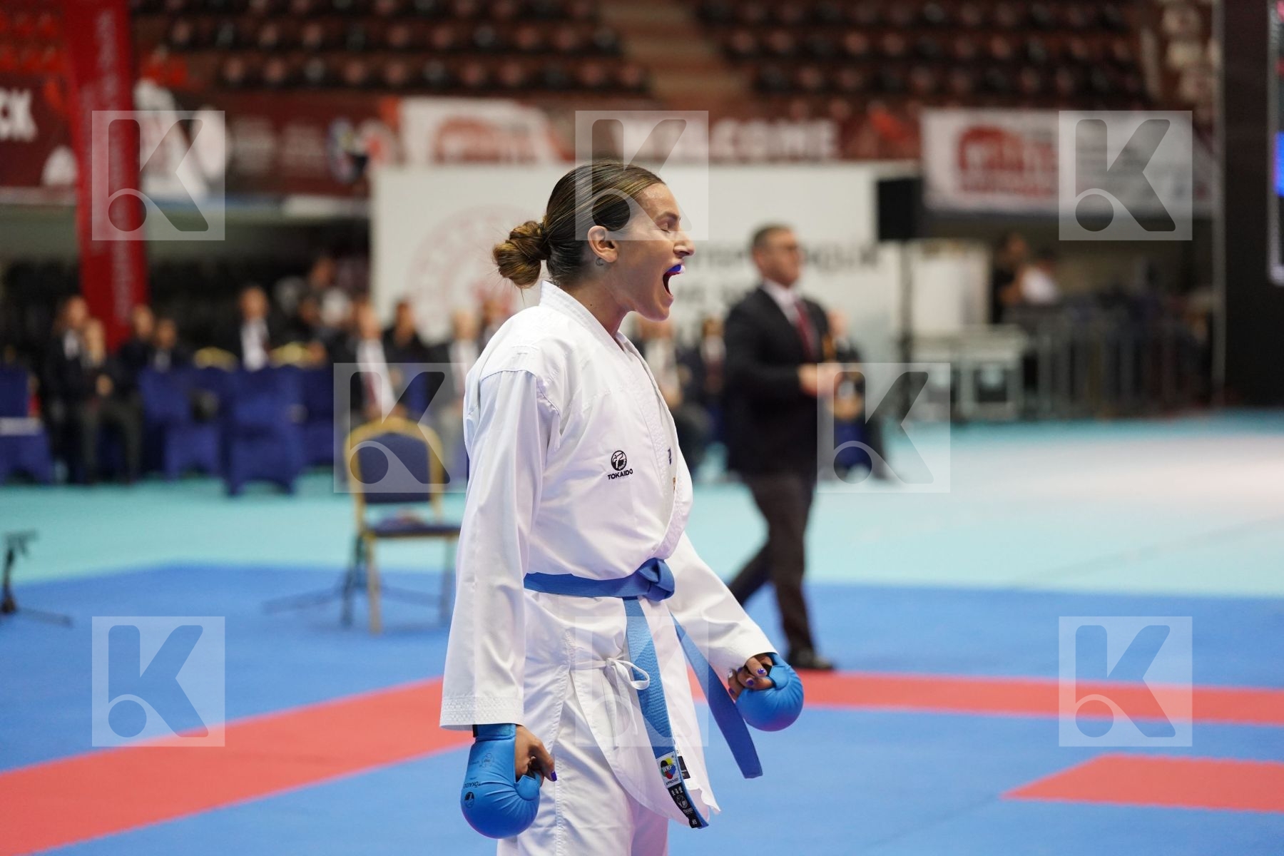 Kumite bronze bout featuring GARCIA NANCY & JUNNER NIAMH