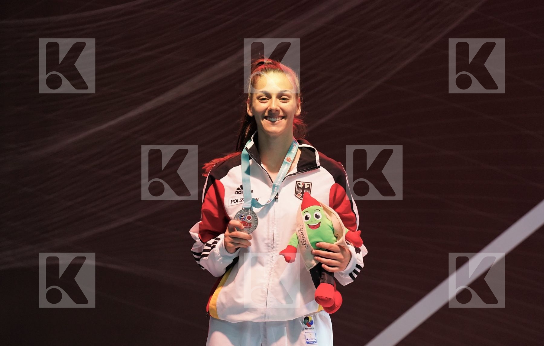 Podium featuring MIGGOU ANNA