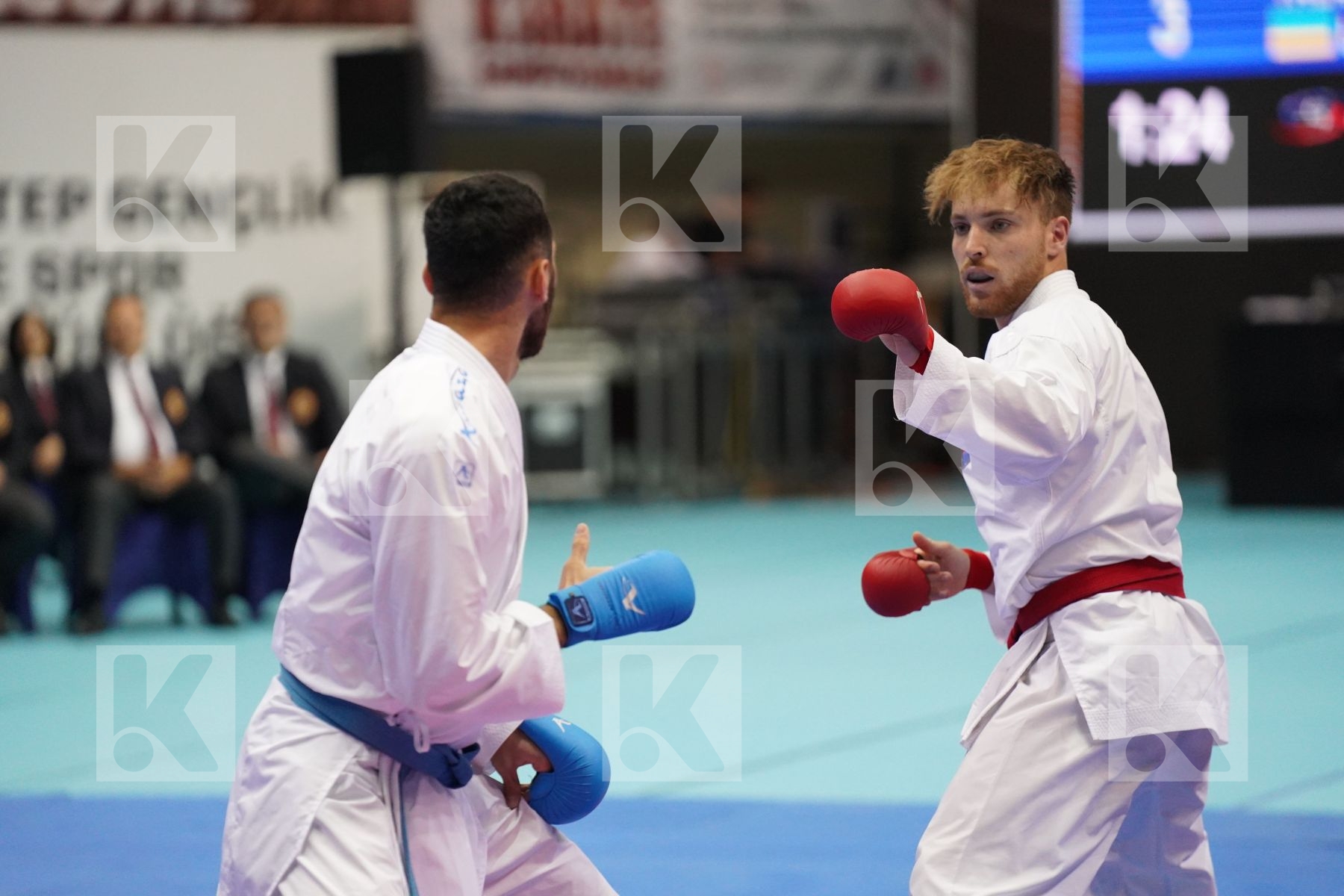 Kumite bronze bout featuring TALIBOV RYZVAN & KOSA TOMAS