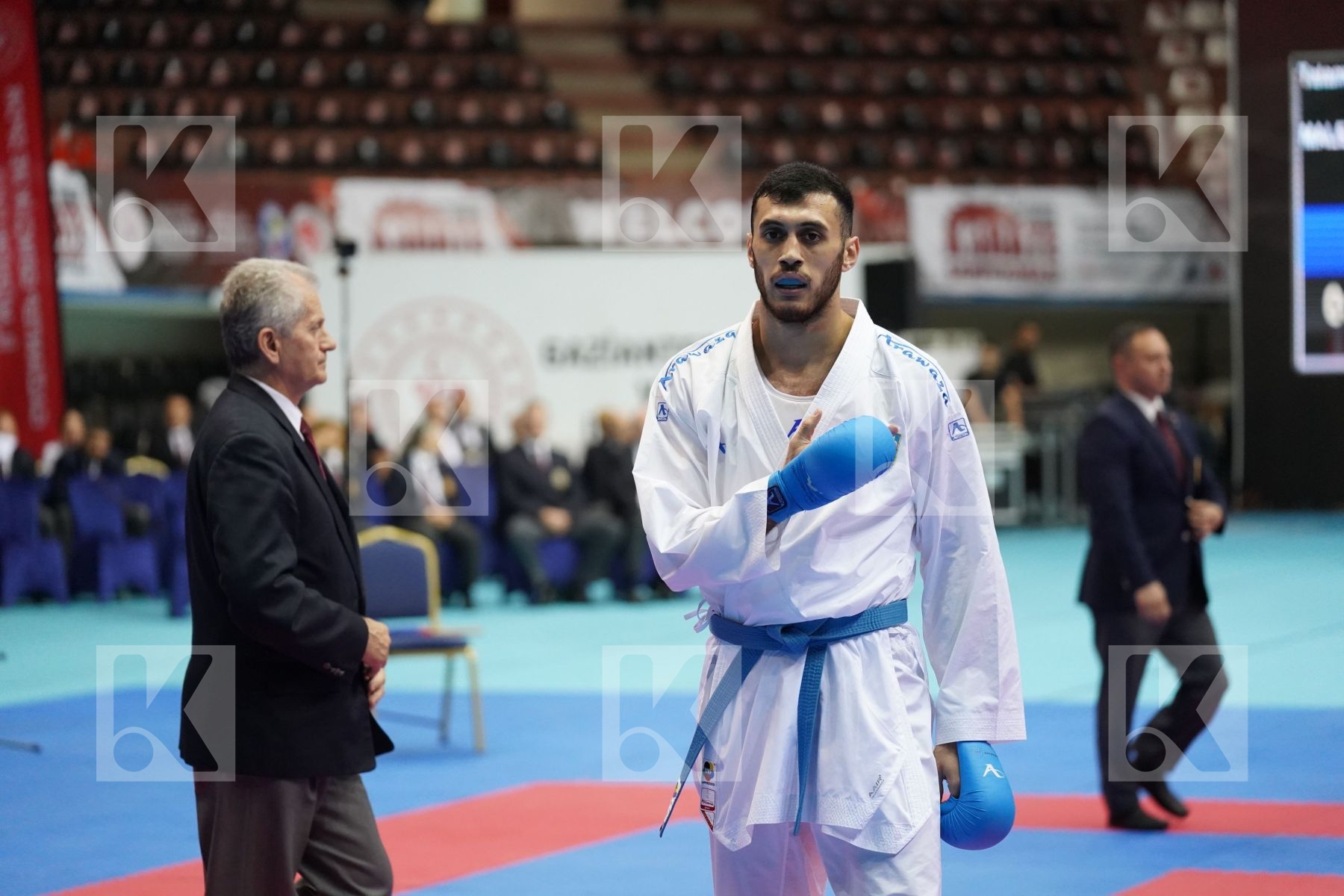 Kumite bronze bout featuring TALIBOV RYZVAN & KOSA TOMAS