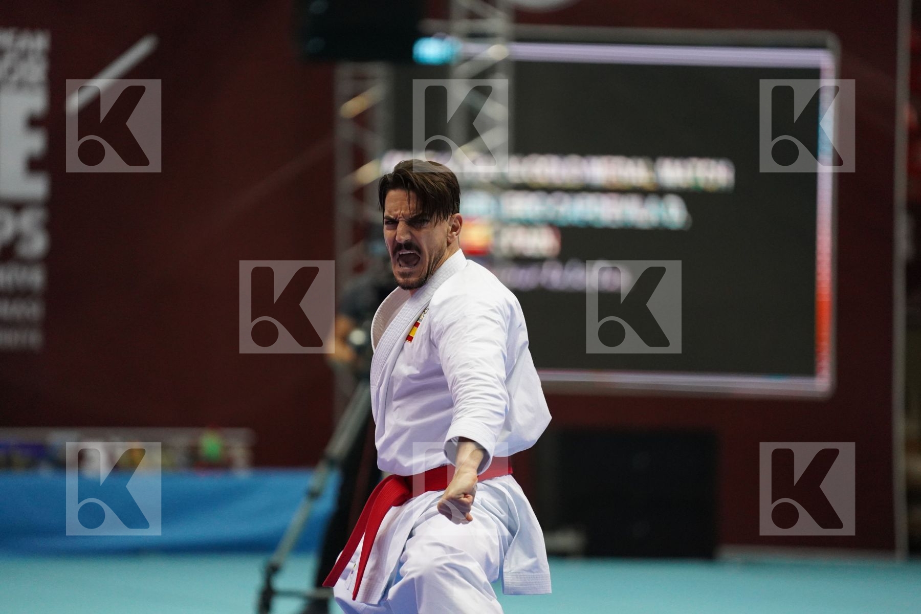 Kata final bout featuring QUINTERO CAPDEVILA DAMIAN HUGO