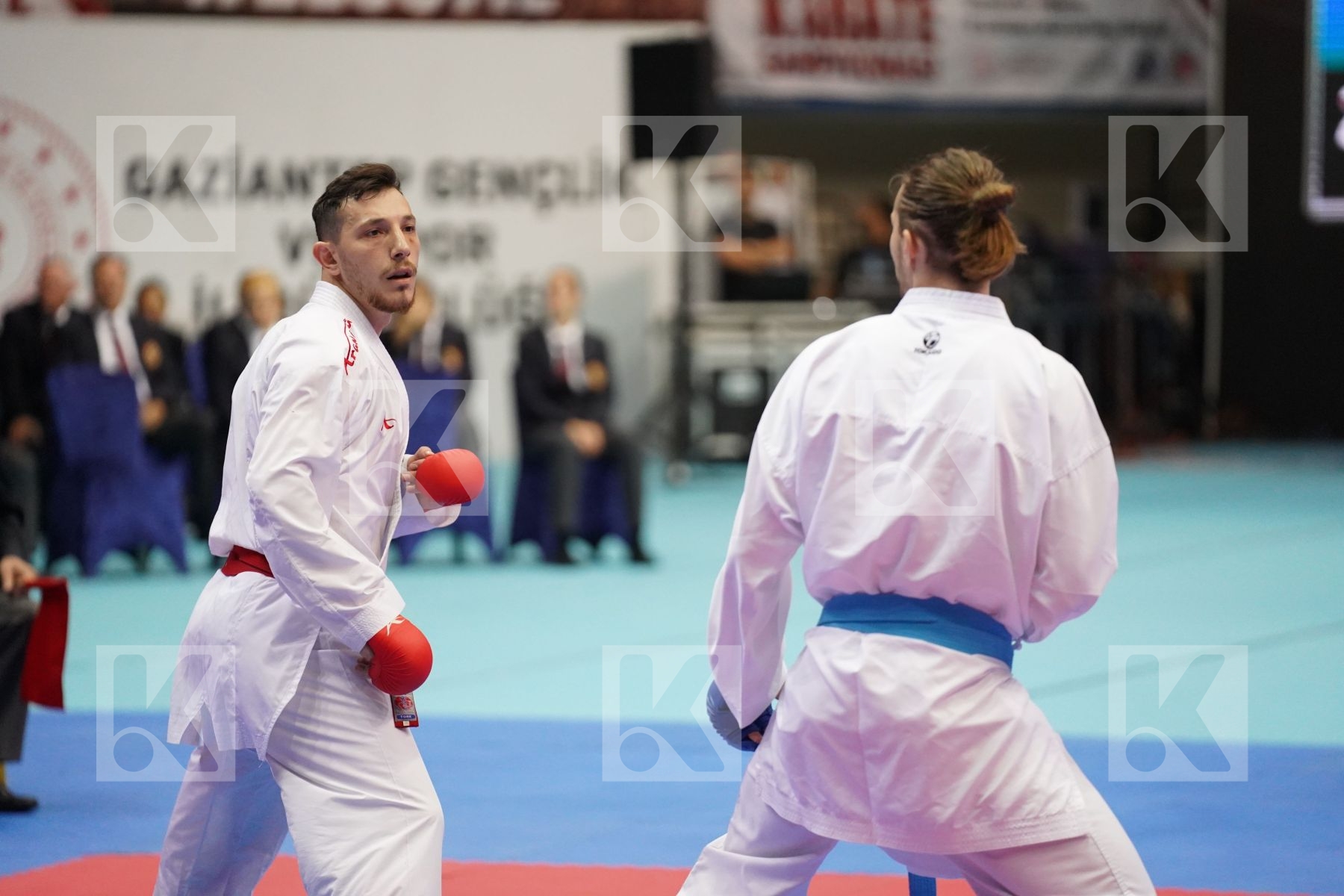 Kumite bronze bout featuring OZ MURAT & SPASENOVSKI PETAR