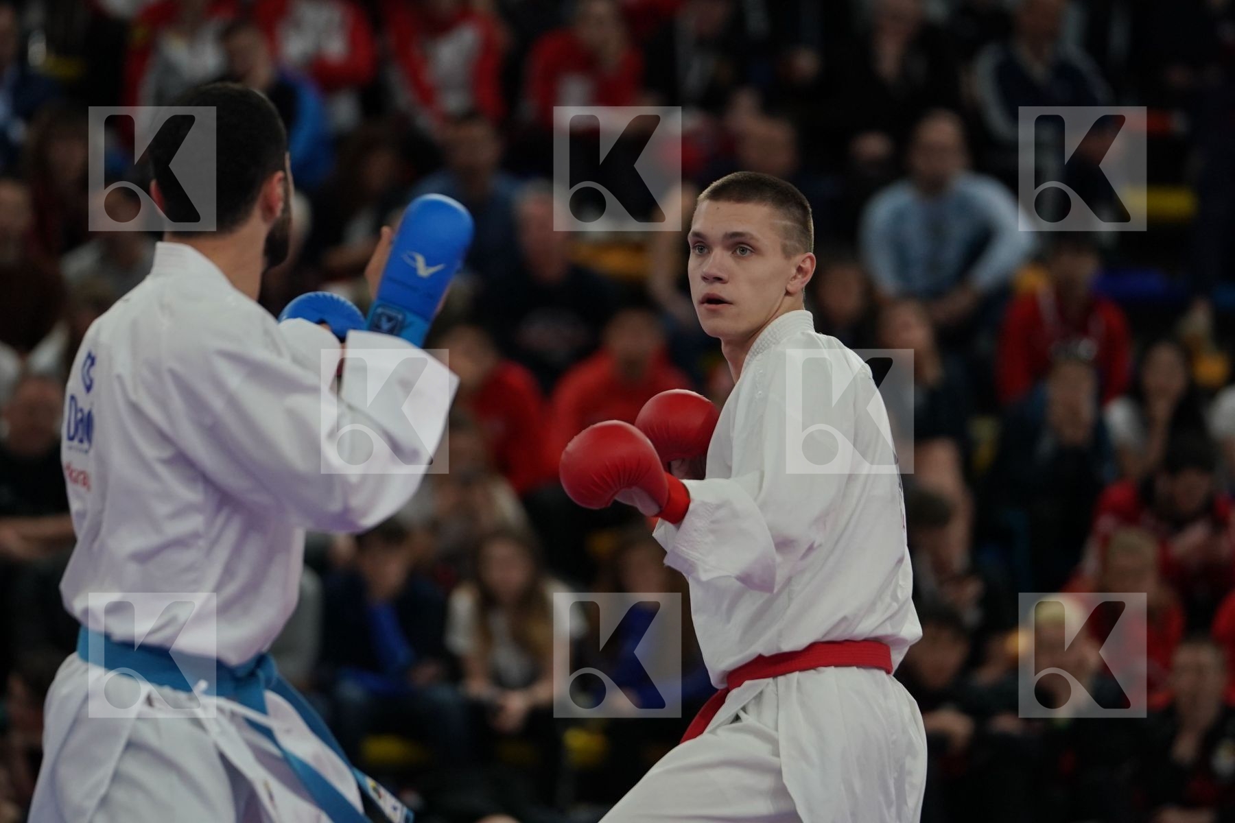 ISAKAU ANTON (BELARUS) vs AKTAS UGUR (TURKEY) in Senior Kumite -84 Kg - Final bout