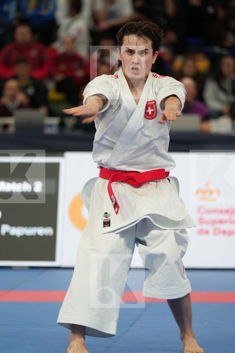 UJIHARA YUKI (SWITZERLAND) in Male Kata - bronze bout