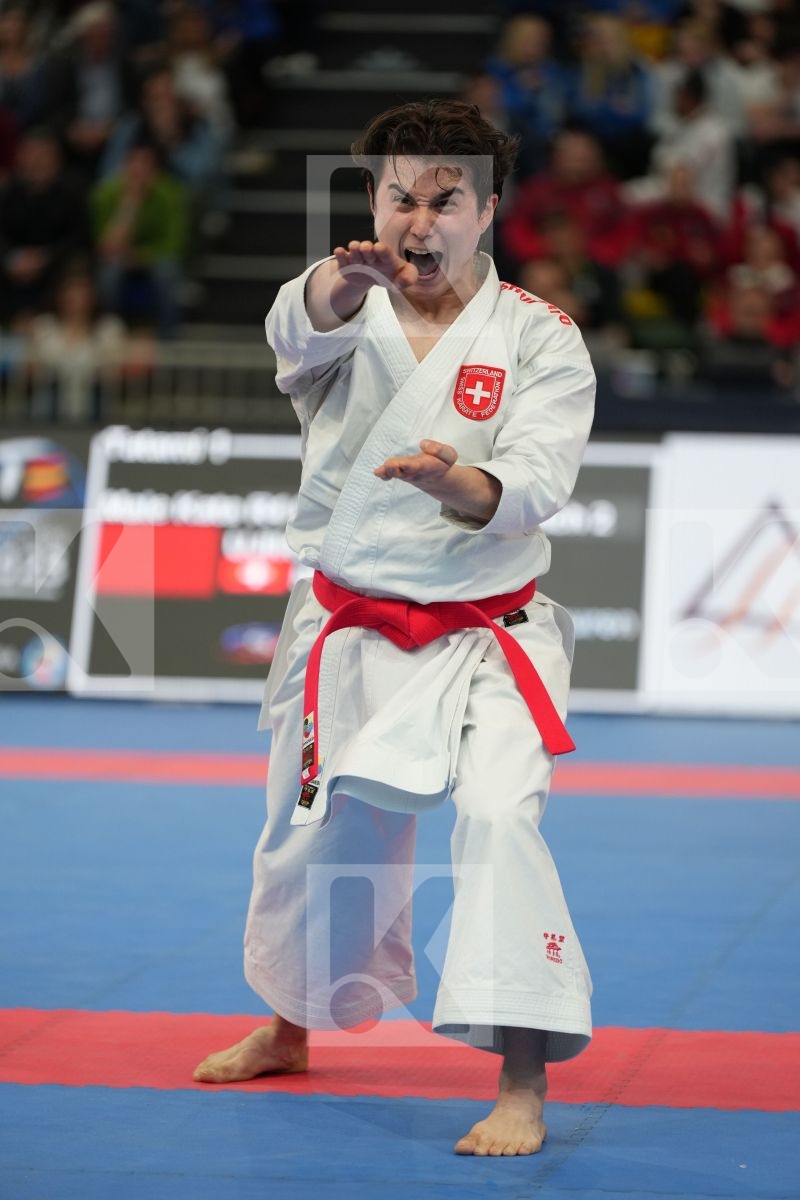 UJIHARA YUKI (SWITZERLAND) in Male Kata - bronze bout